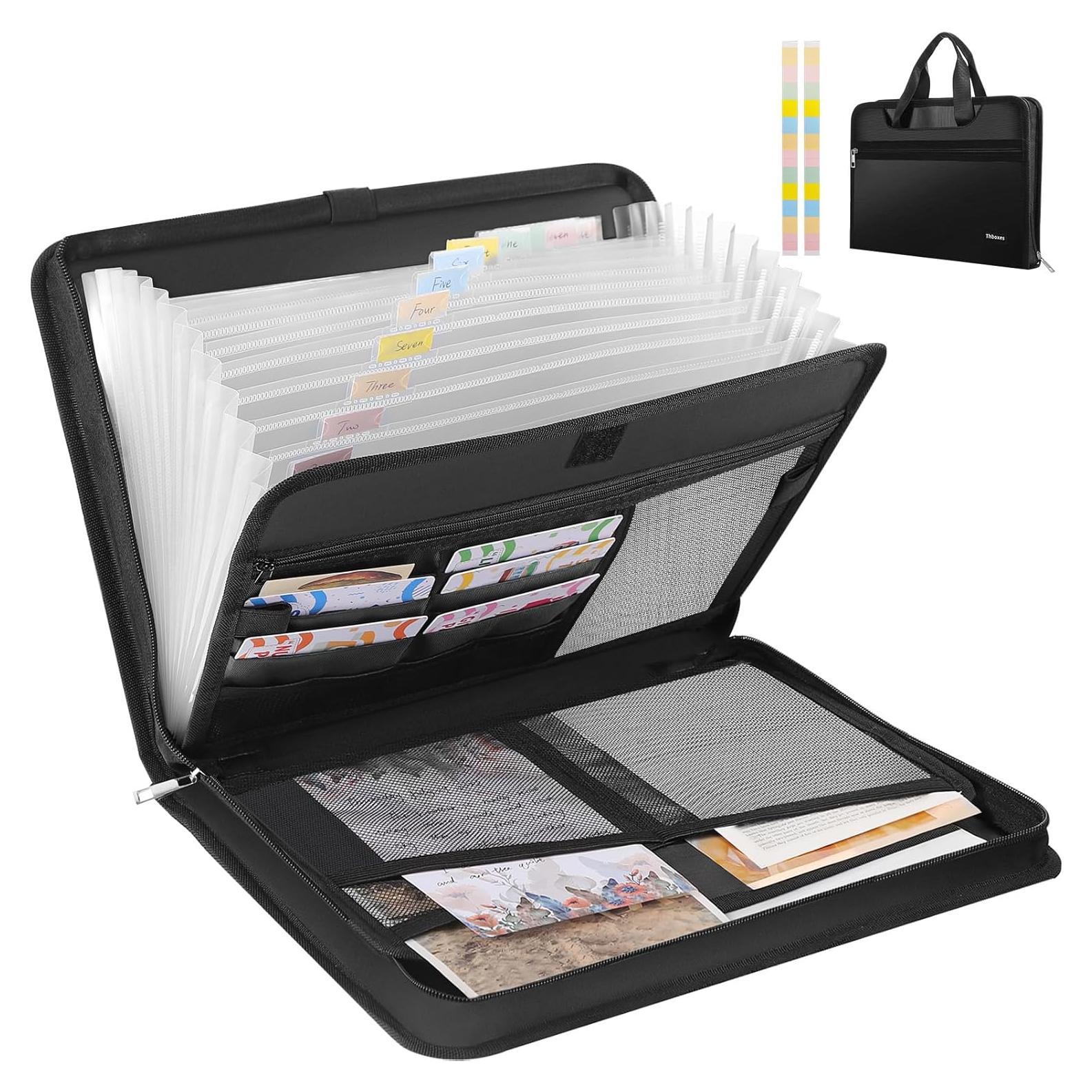 Carpeta Acordeón Ignífuga Thboxes 13 Bolsillos 36.1x26.4cm