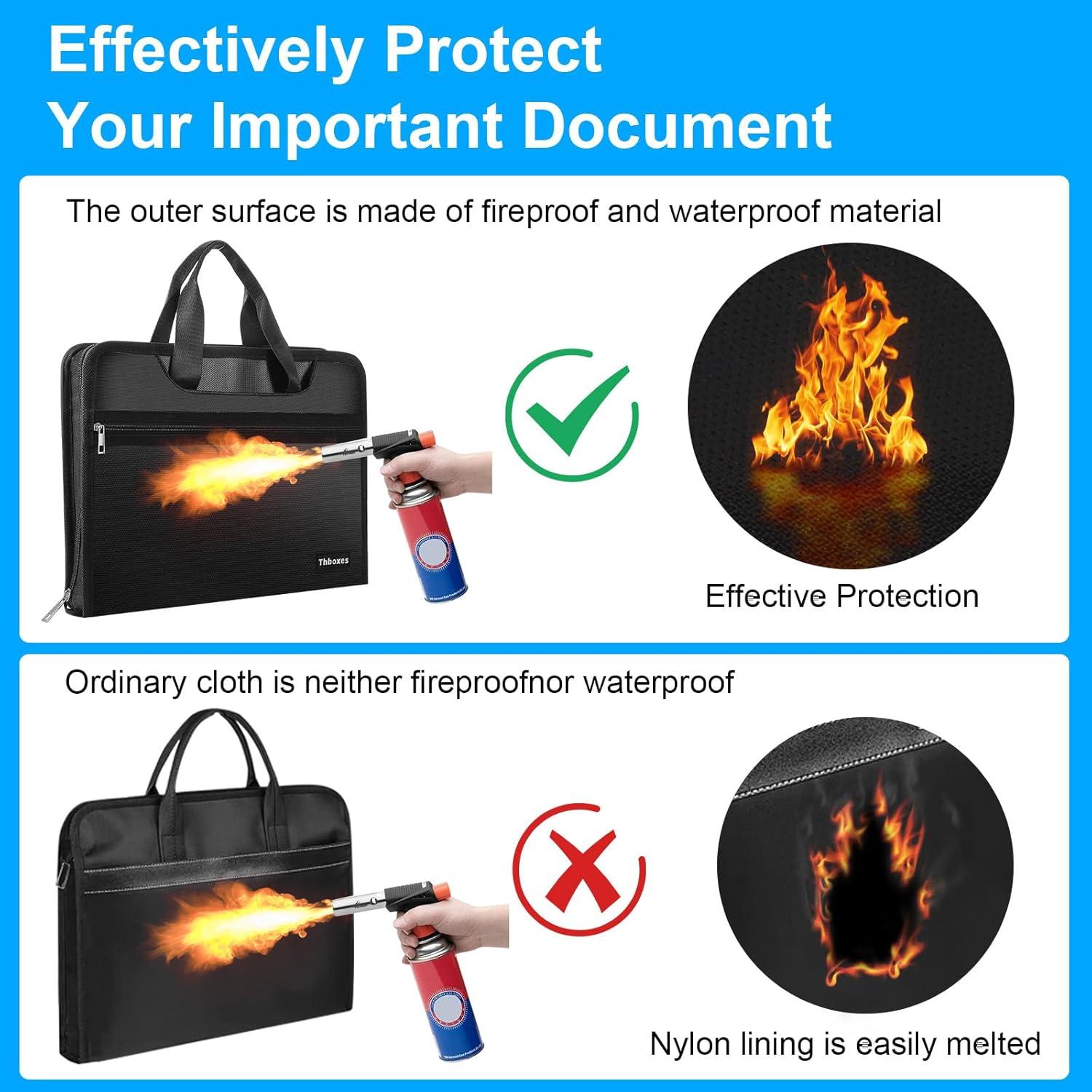 Carpeta Acordeón Ignífuga Thboxes 13 Bolsillos 36.1x26.4cm