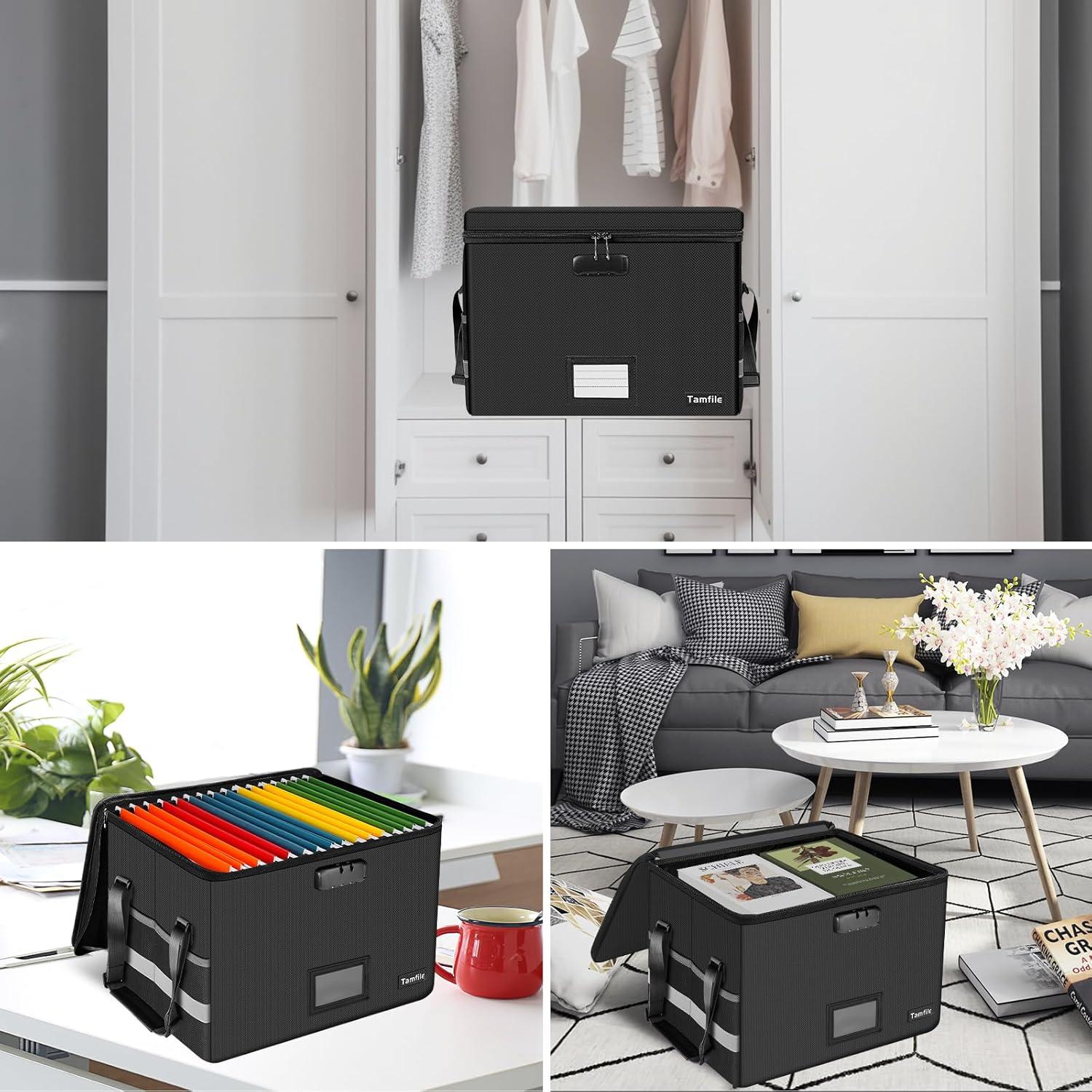 Caja de Documentos a Prueba de Fuego Tamfile 40.6x31.8x26.7cm