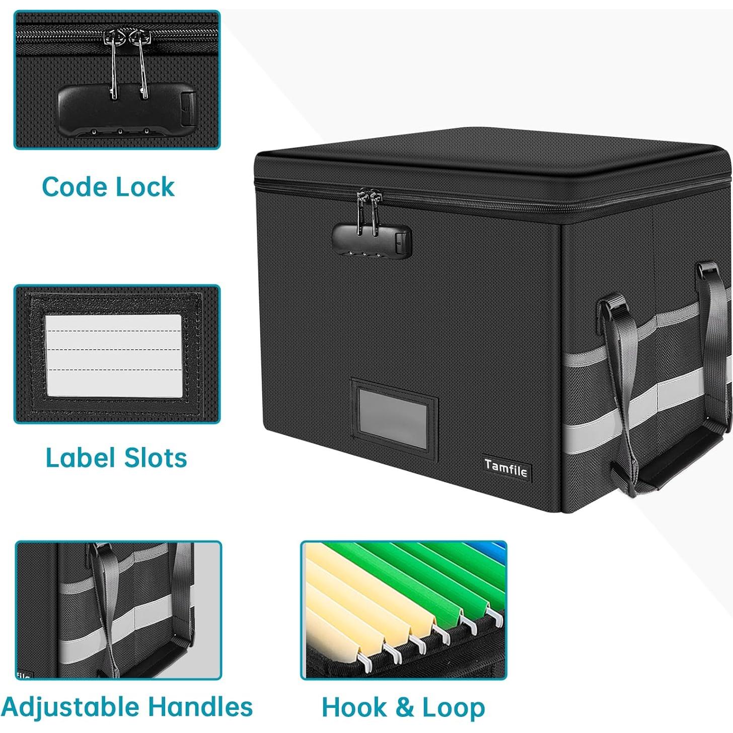 Caja de Documentos a Prueba de Fuego Tamfile 40.6x31.8x26.7cm