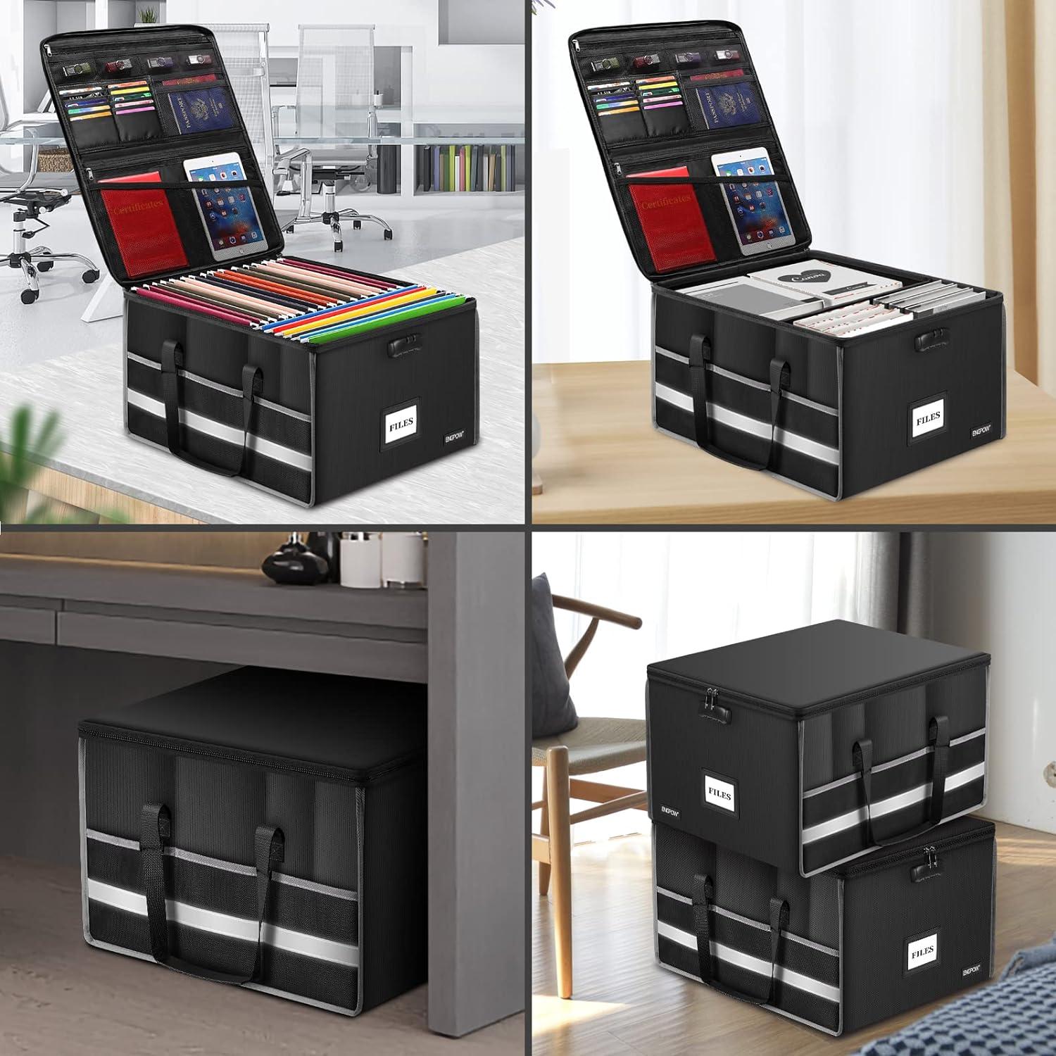 Caja de Archivos a Prueba de Fuego ENGPOW 55L con Cerradura