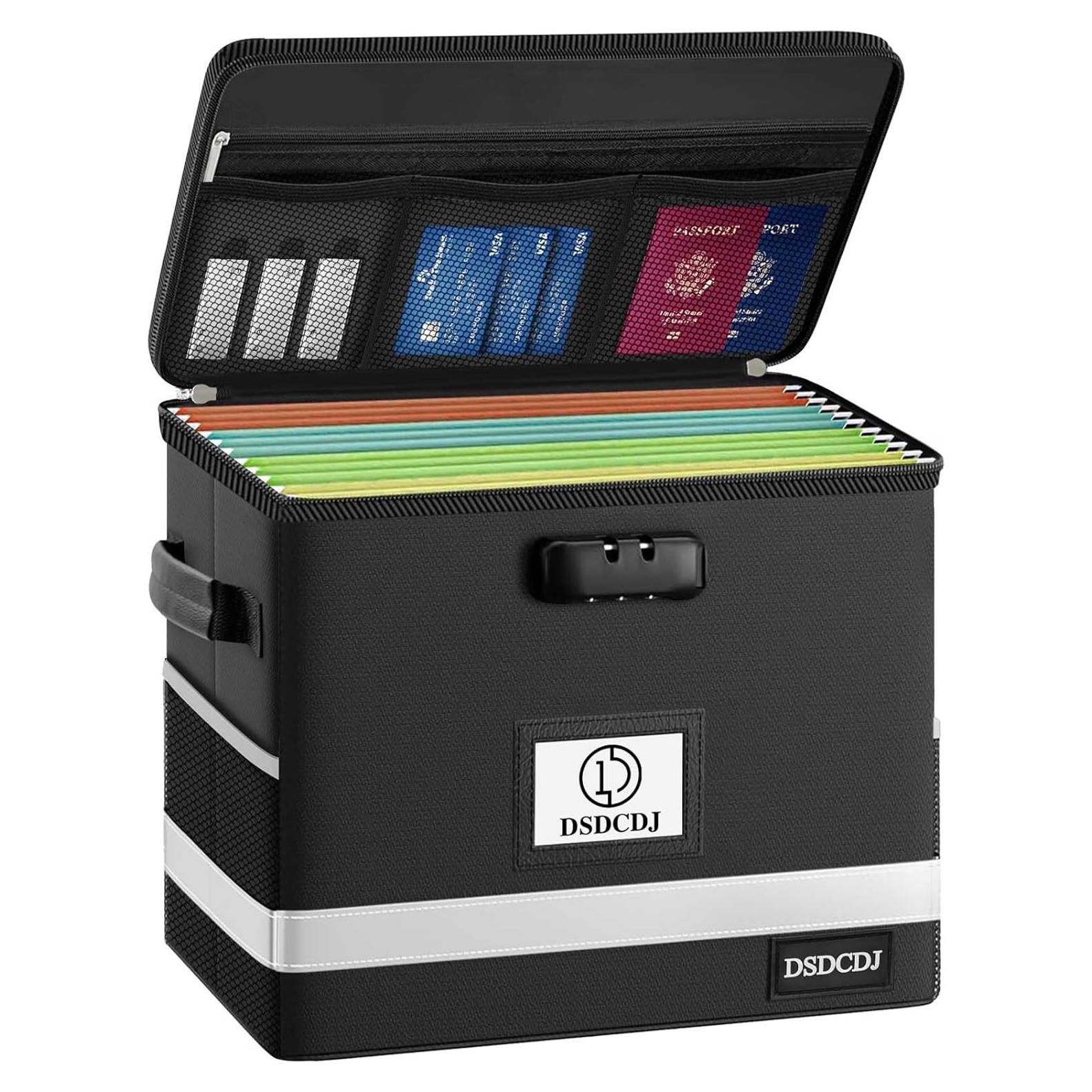 Caja de Archivos a Prueba de Fuego DSDCDJ 31.2x19.6x26.7cm