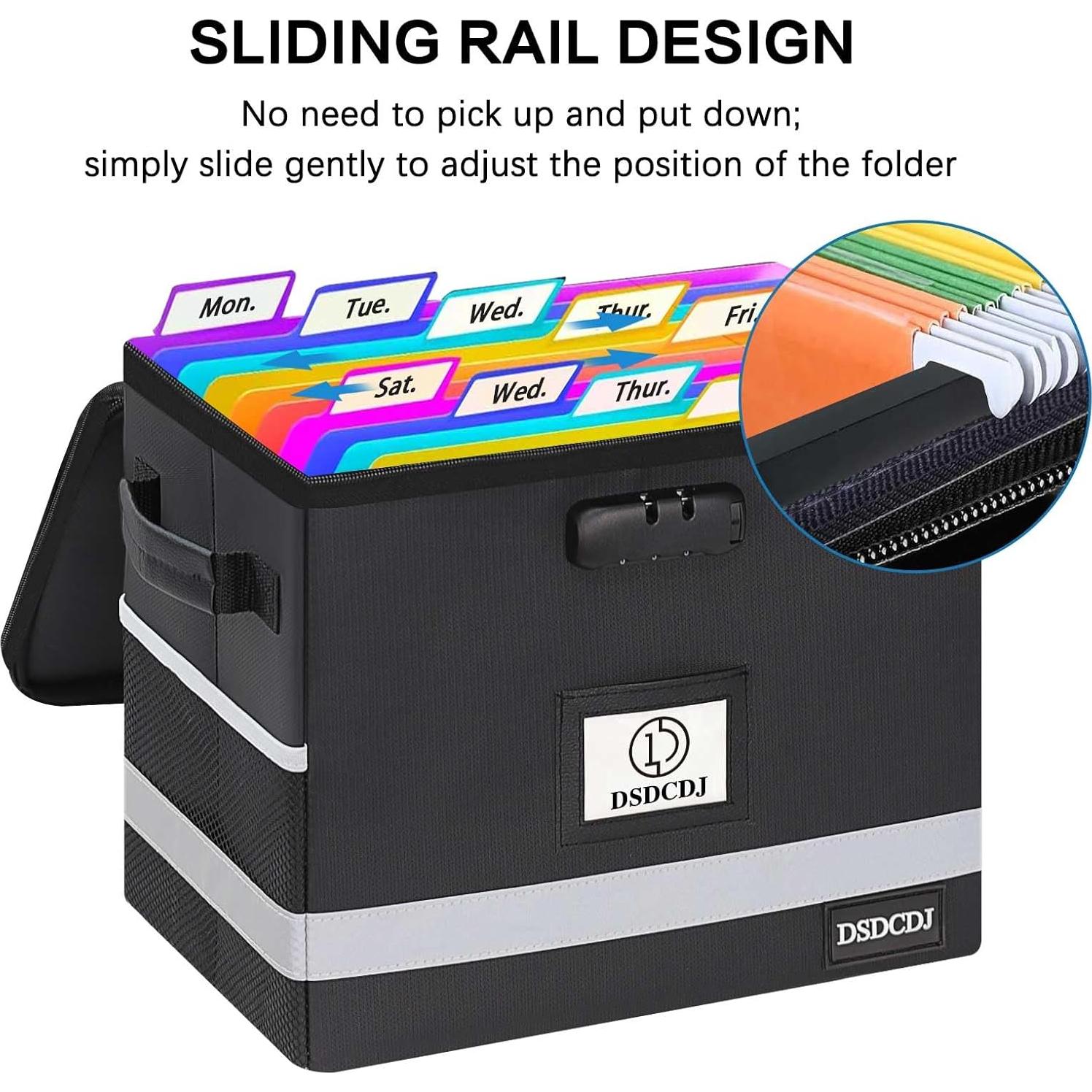 Caja de Archivos a Prueba de Fuego DSDCDJ 31.2x19.6x26.7cm