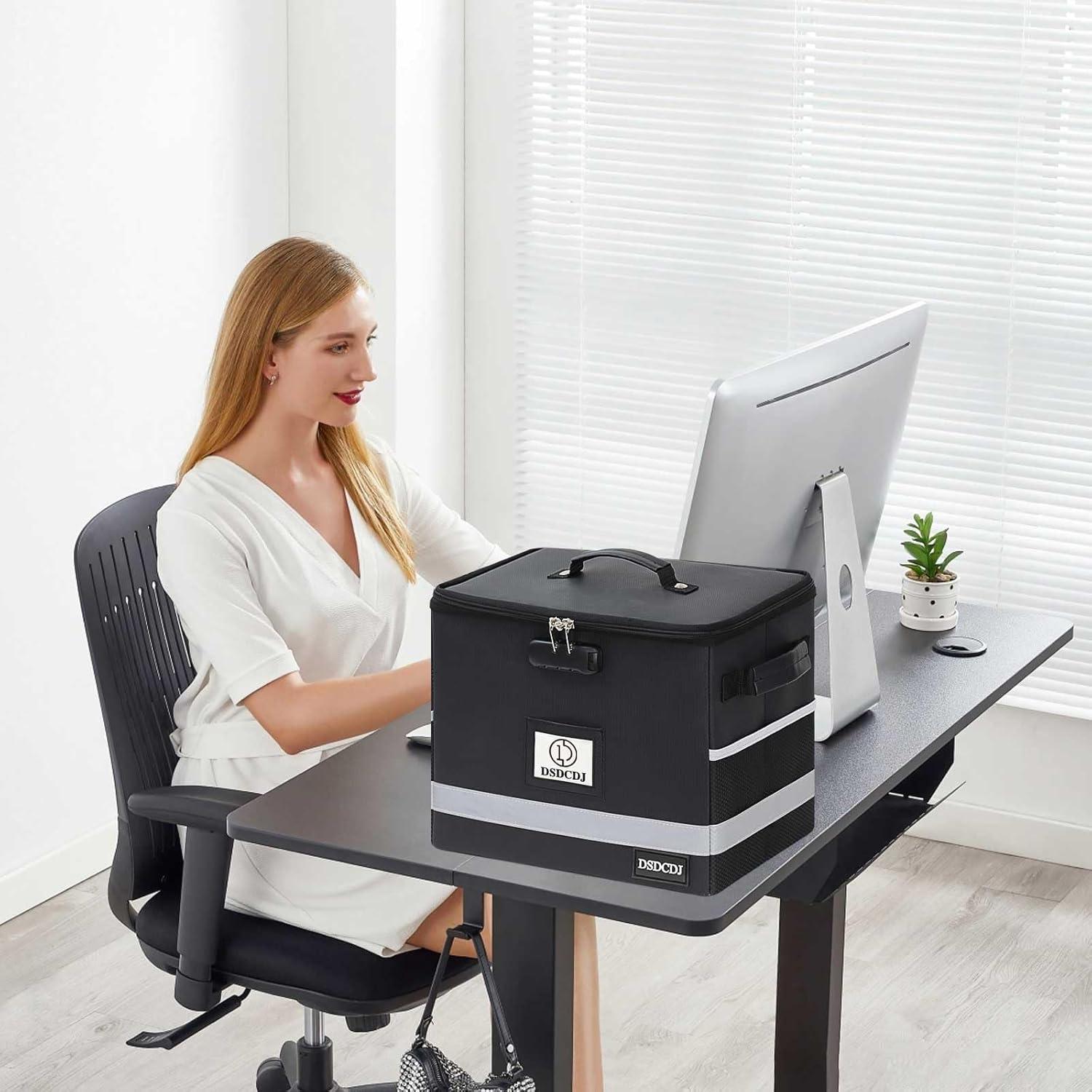 Caja de Archivos a Prueba de Fuego DSDCDJ 31.2x19.6x26.7cm