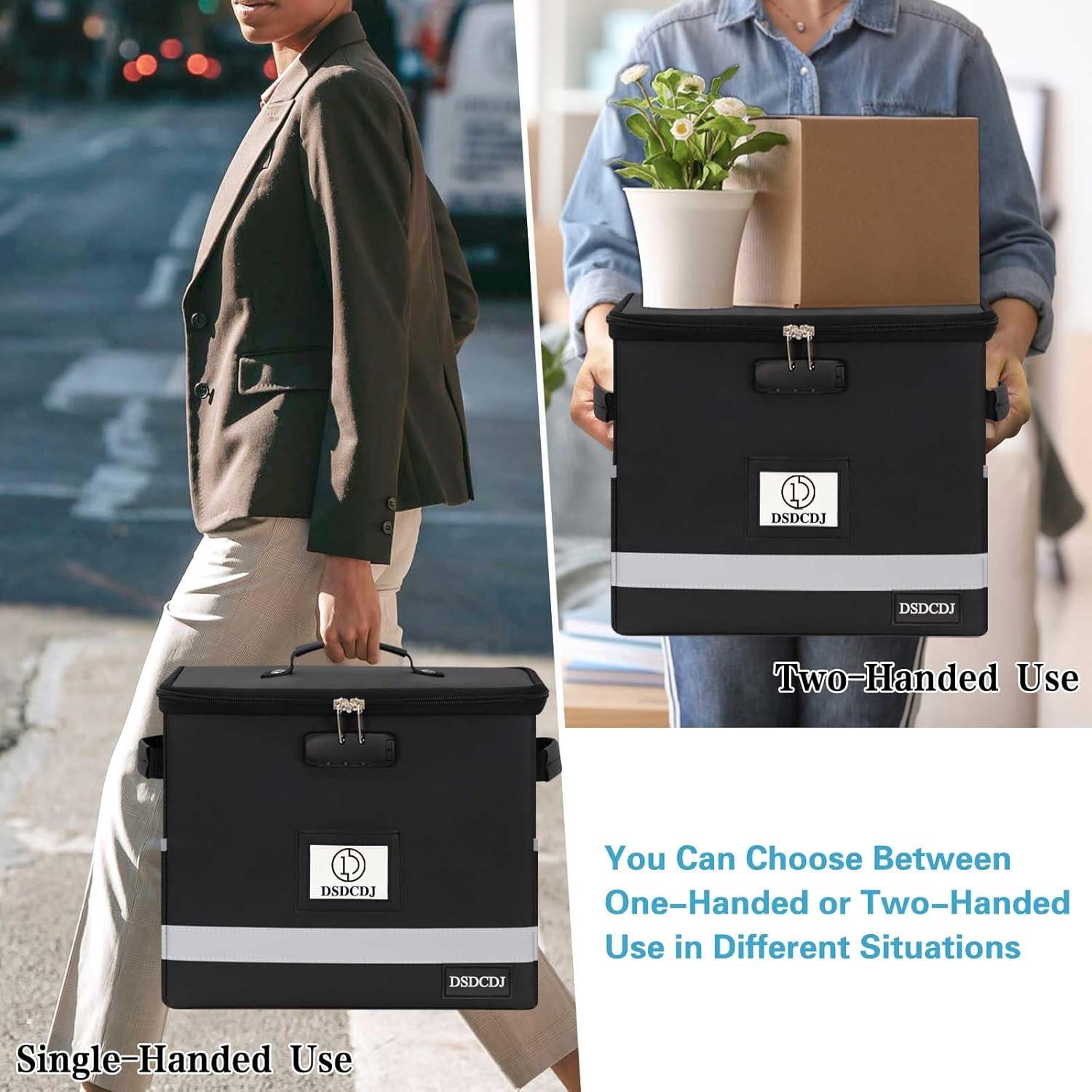 Caja de Archivos a Prueba de Fuego DSDCDJ 31.2x19.6x26.7cm