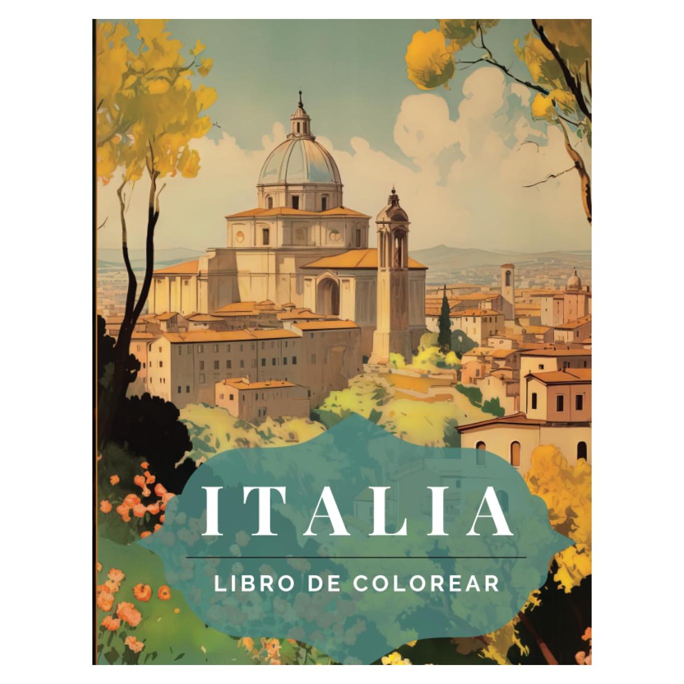 Un Libro de Colorear para Adultos con Ciudades Antiguas y Paisajes Rurales: 70 paisajes (Spanish Edition)