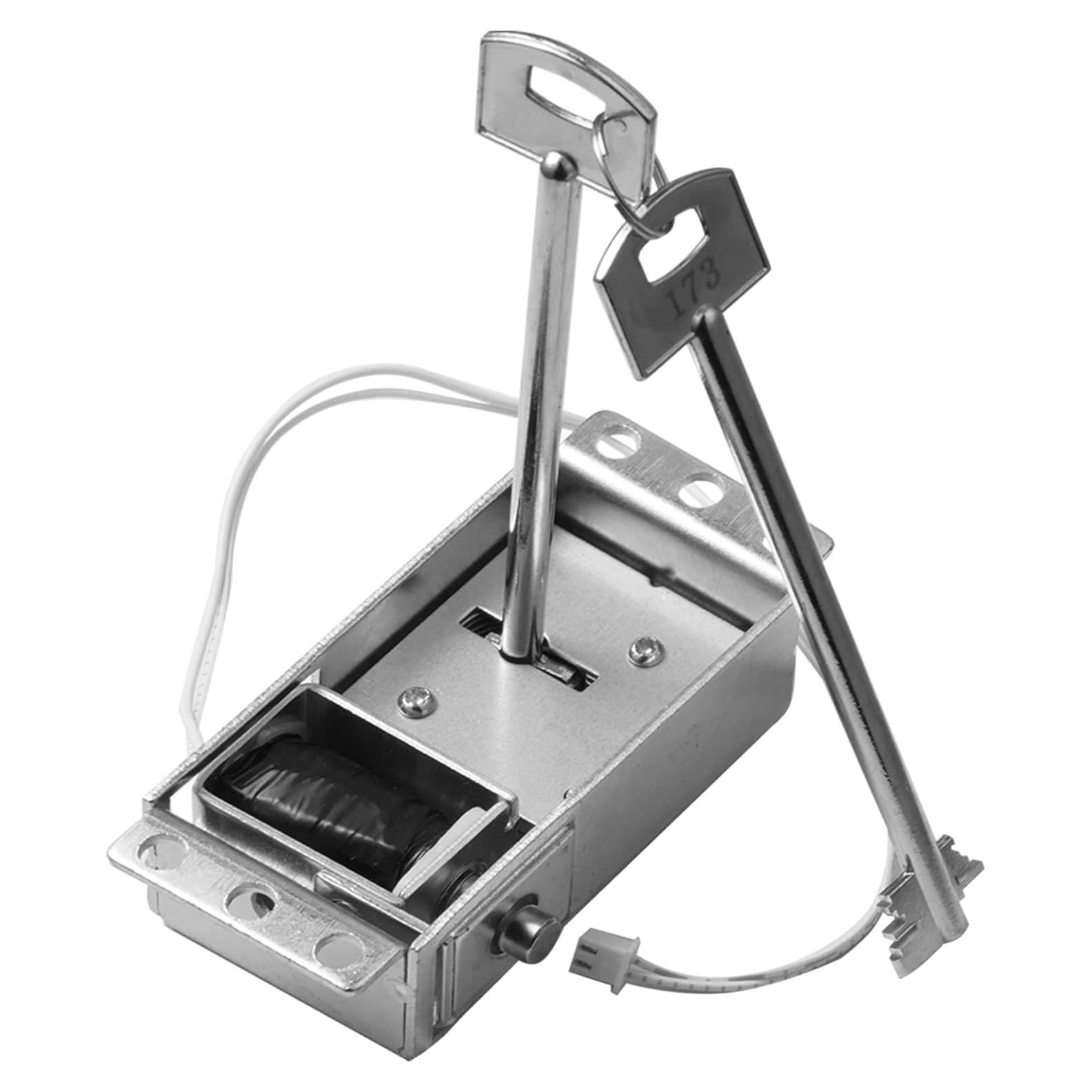 Cerradura Electromagnética de Solenoide WAH YUE HING con 2 Llaves