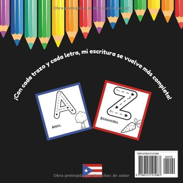 El Abecedario: Un Libro para Trazar y Colorear (Spanish Edition)