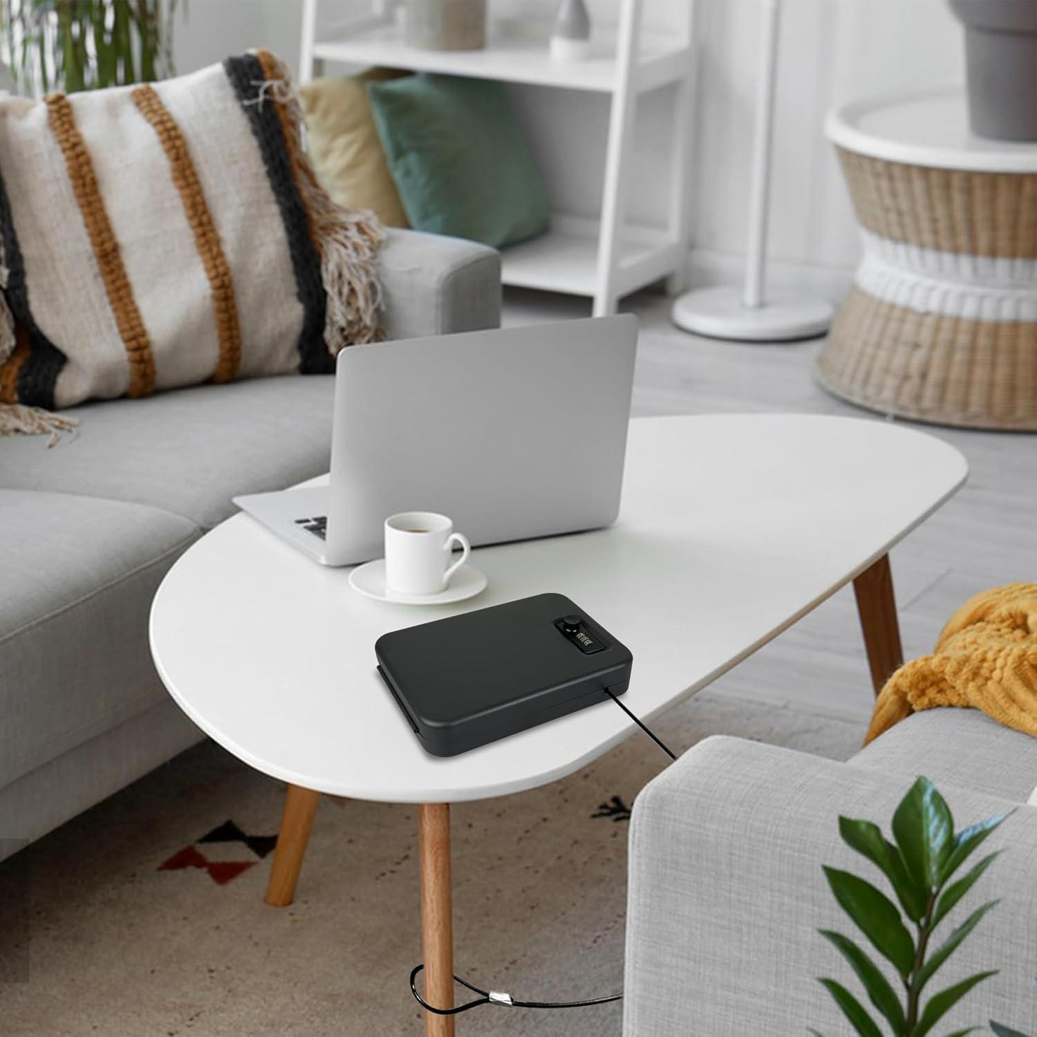 Caja Fuerte Portátil YIYITOOLS VK022 - Acero Aleado, 1.24 kg