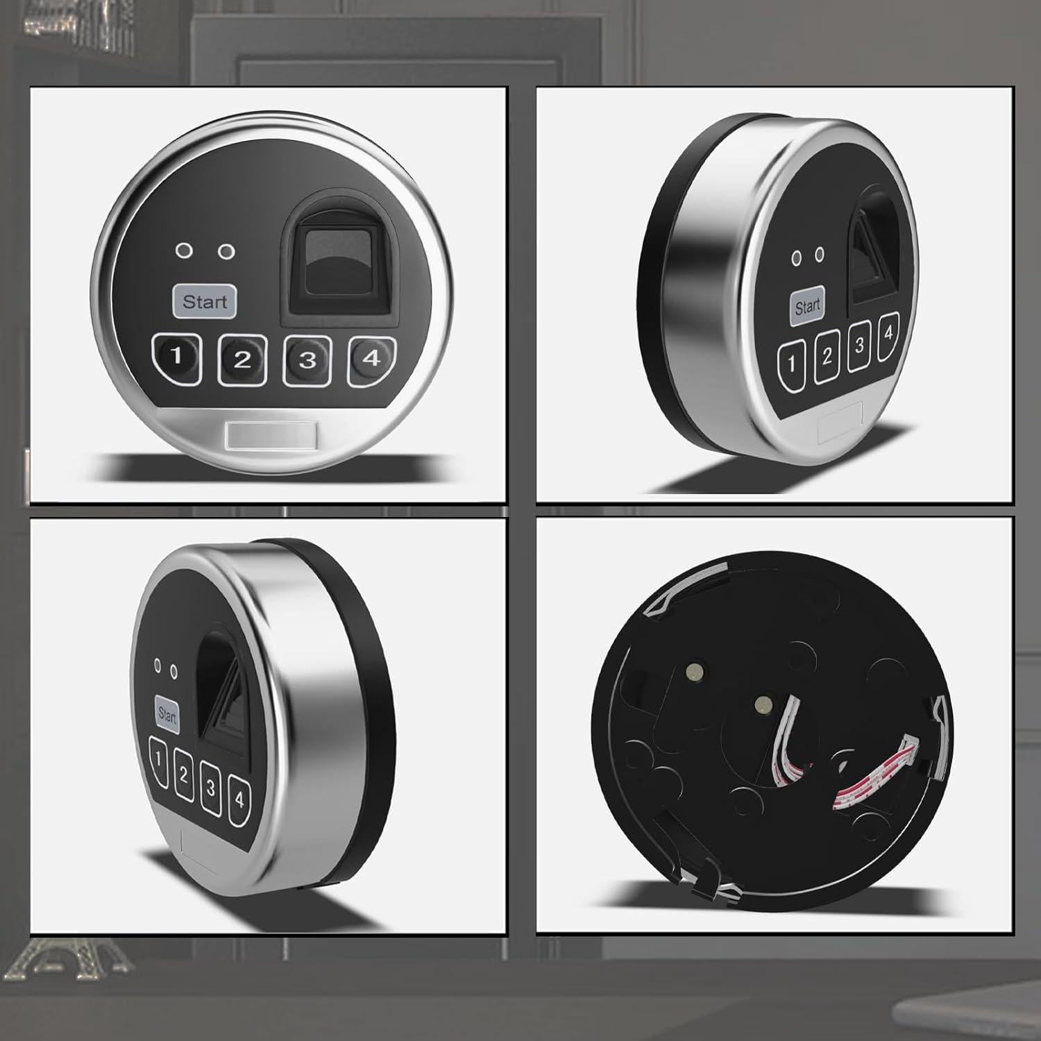 Cerradura Electrónica de Seguridad WAH LIN PARTS con Huella Dactilar