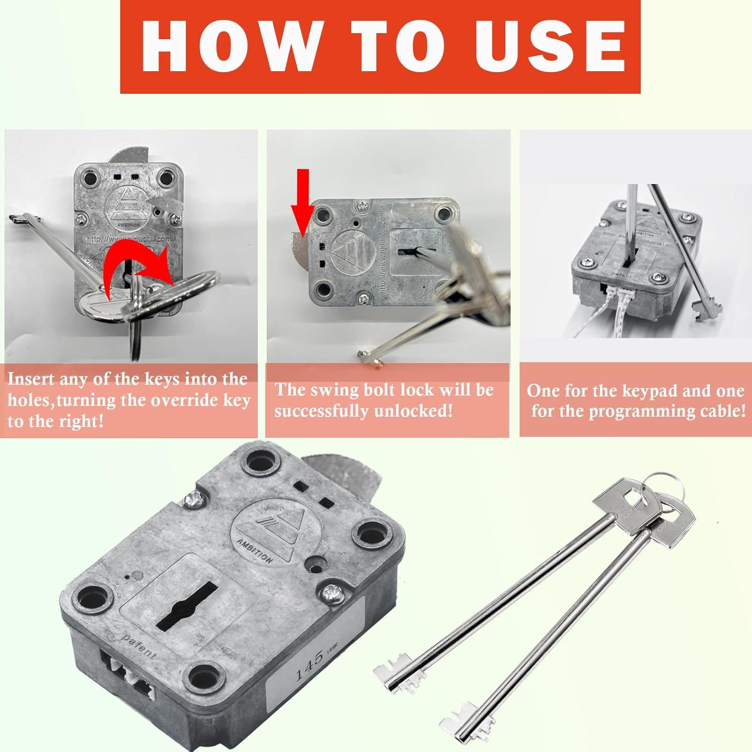 Cerradura Electrónica de Seguridad WAH LIN PARTS con Huella Dactilar