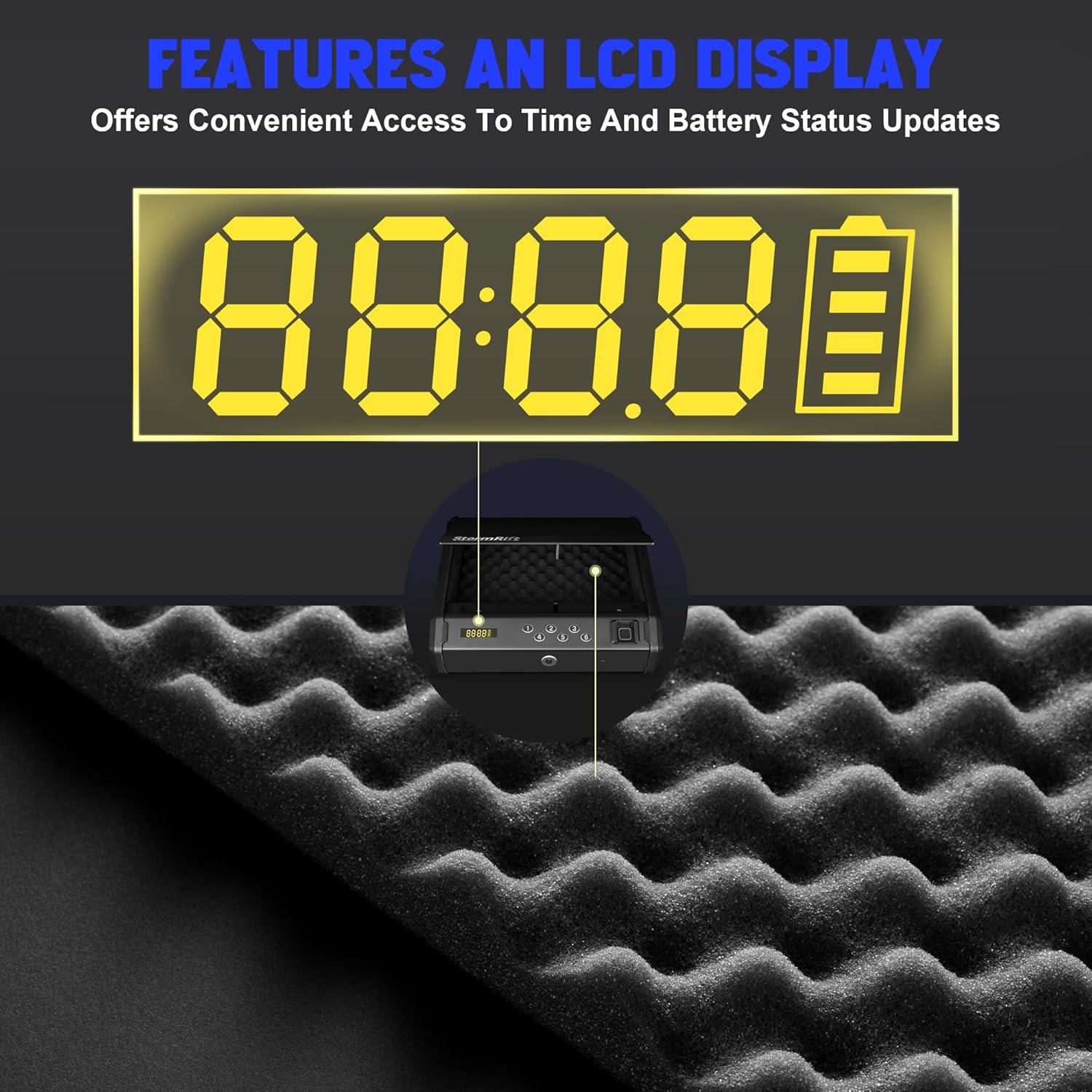 Caja Fuerte Biométrica StormRift para Armas 2 Pistolas Acceso Rápido