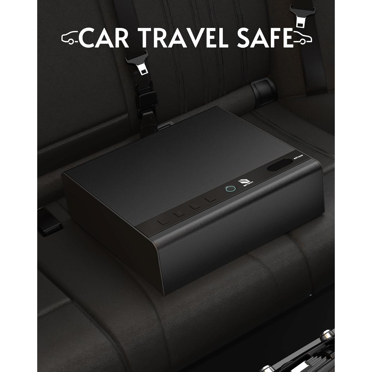 Caja Fuerte Biométrica BE-TECH con Sensor de Huellas 6.09kg