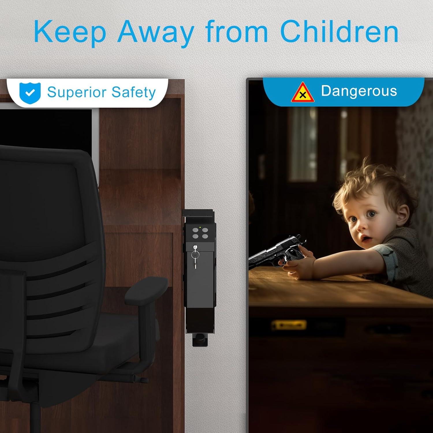 Caja Fuerte VERPROOF para Pistolas Acceso Rápido 34.2x18.9cm