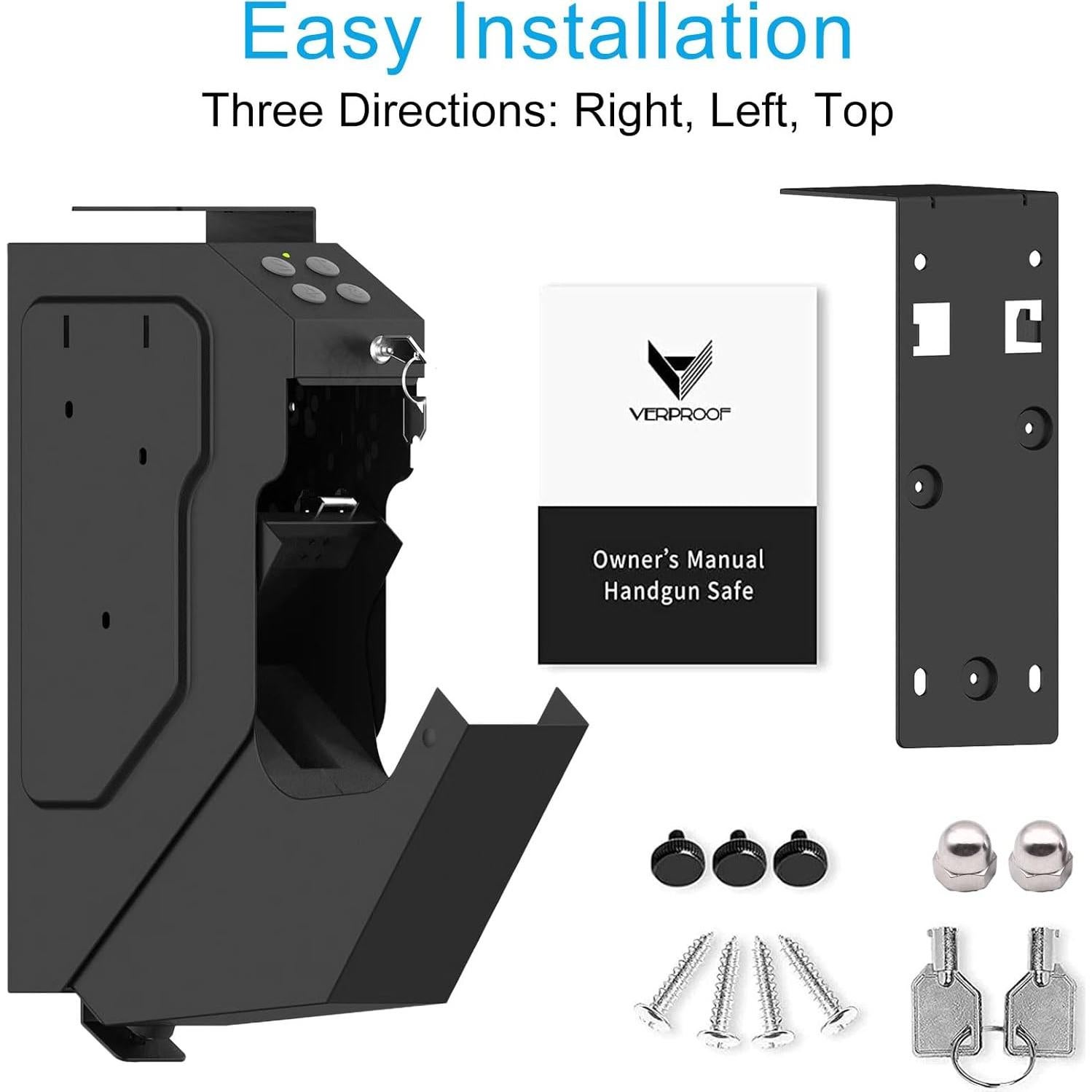 Caja Fuerte VERPROOF para Pistolas Acceso Rápido 34.2x18.9cm