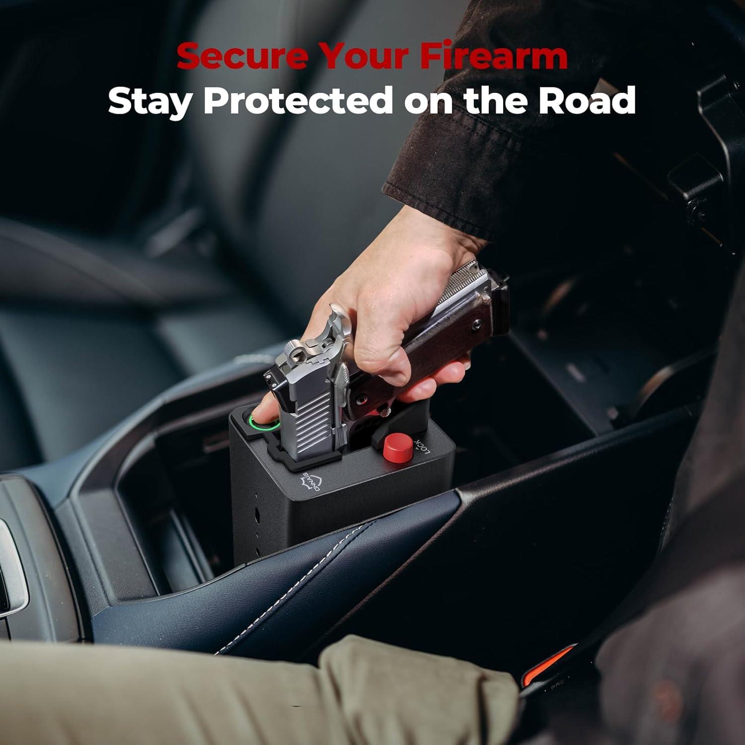 Caja Fuerte Biometrica ONNAIS para Pistolas - Acceso Rápido