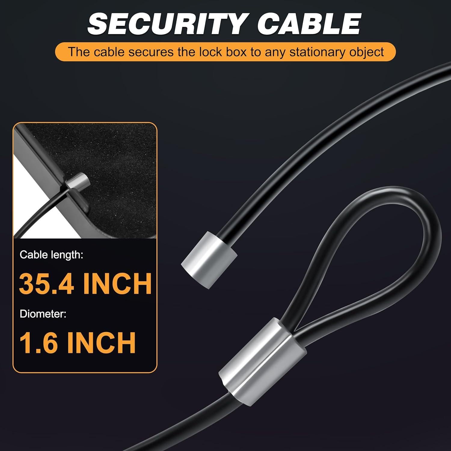 Caja Fuerte Portátil para Pistolas PACOLO Grande 29x19.6cm