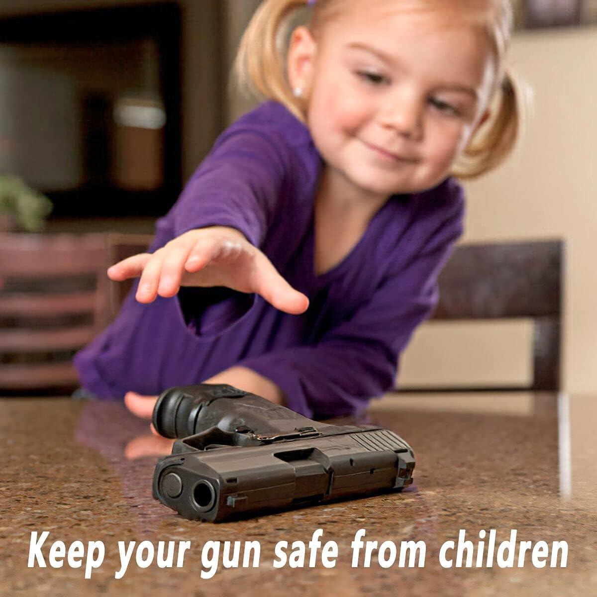 Caja Fuerte Biométrica Adoreal para 2 Pistolas con LCD