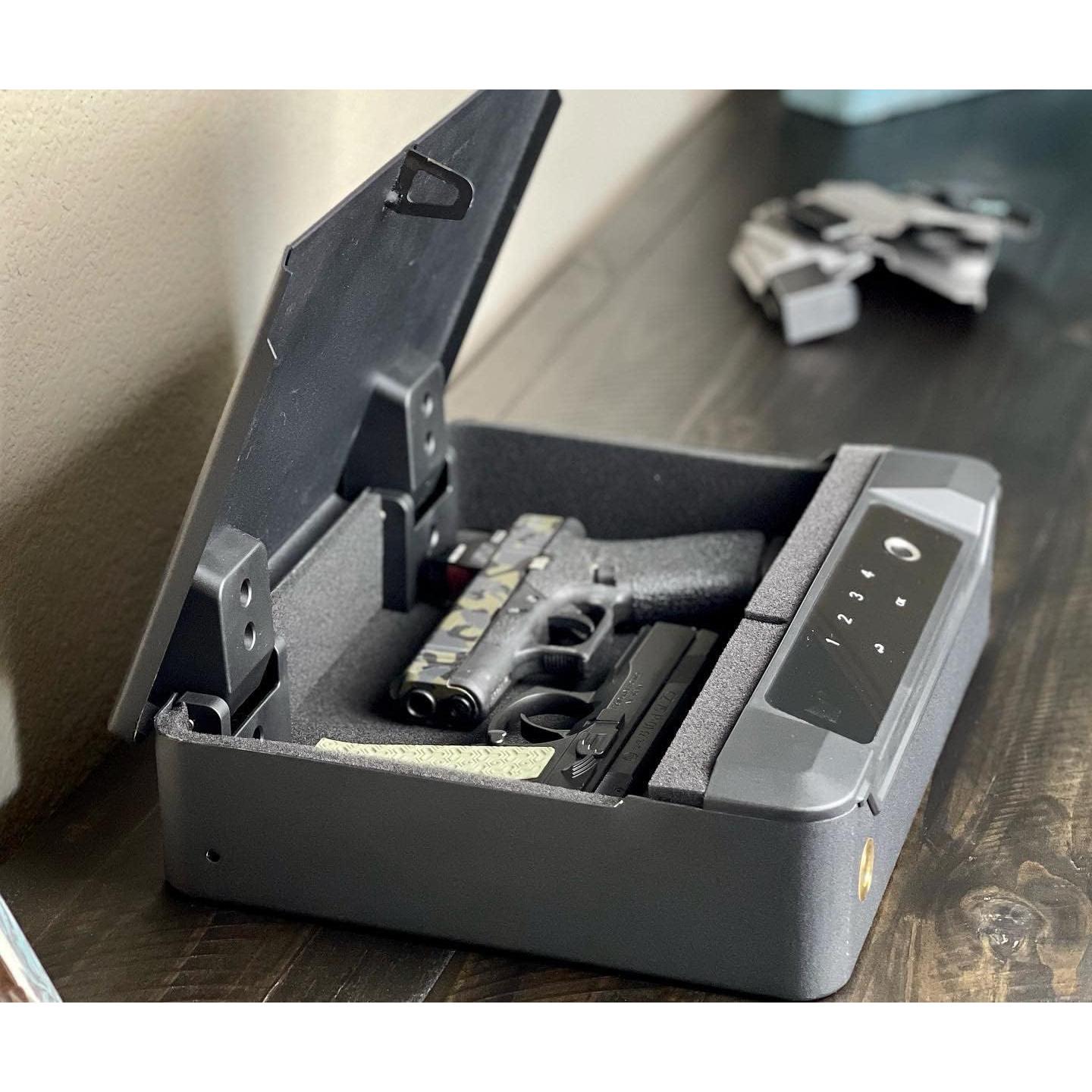 Caja Fuerte Biométrica Adoreal para 2 Pistolas con LCD