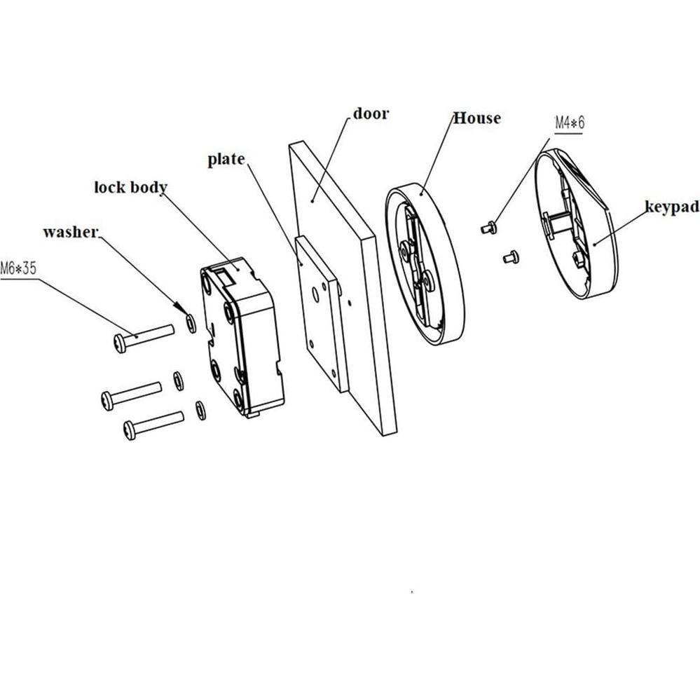 Caja Fuerte Electrónica Biométrica YOSEC 0.6 kg con Teclado