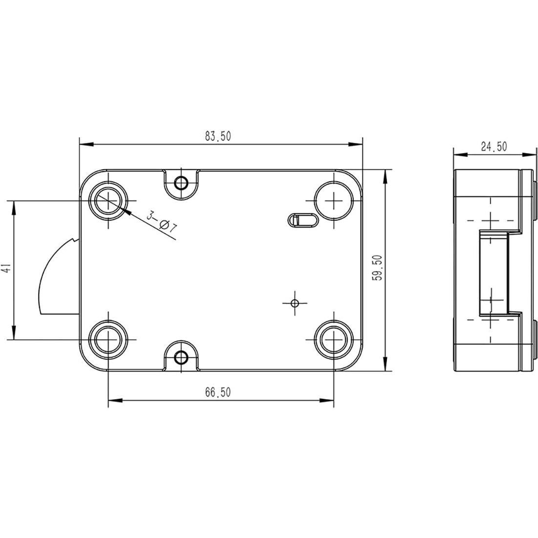 Caja Fuerte Electrónica Biométrica YOSEC 0.6 kg con Teclado
