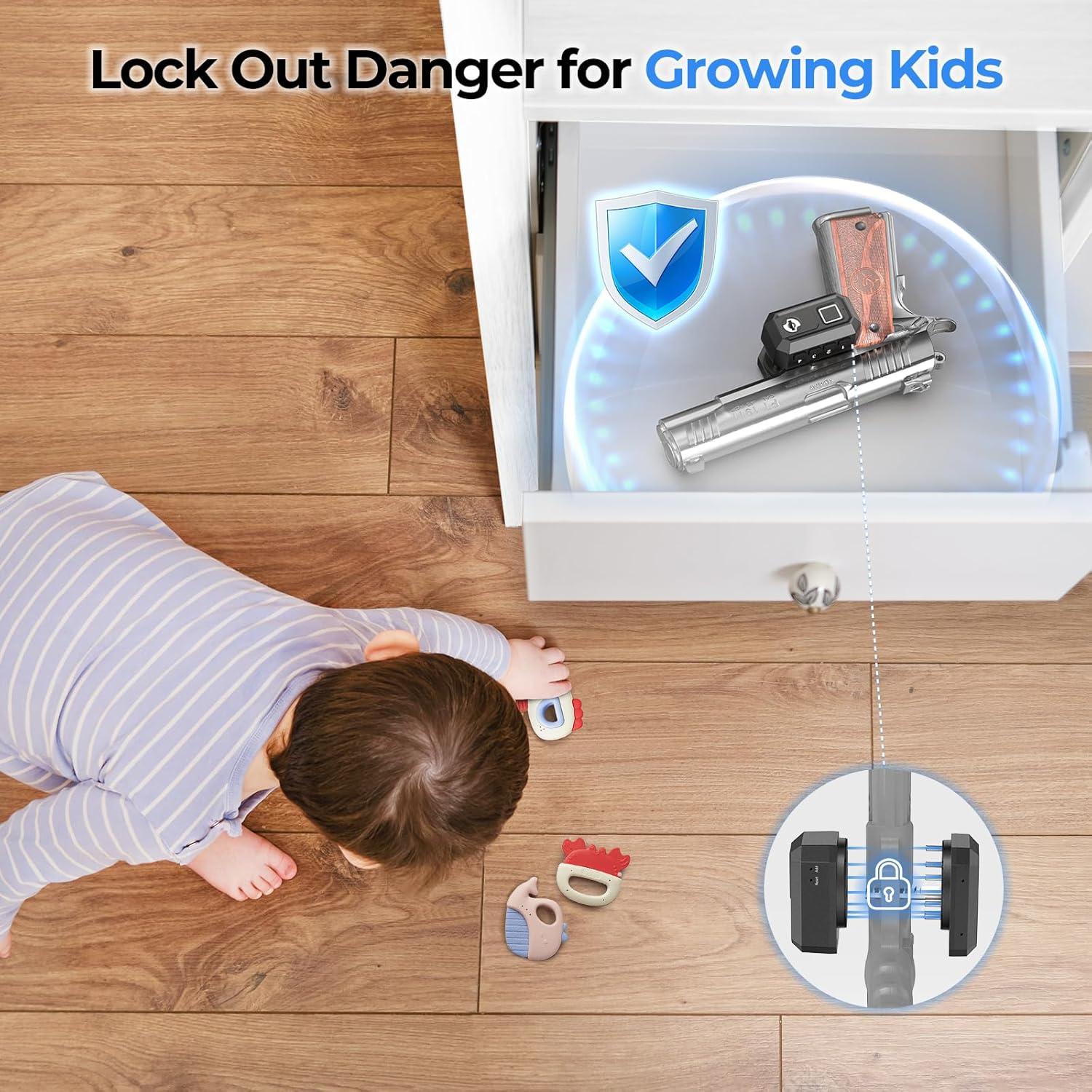 Bloqueo Biométrico de Gatillo AINIRO para Armas - 197g