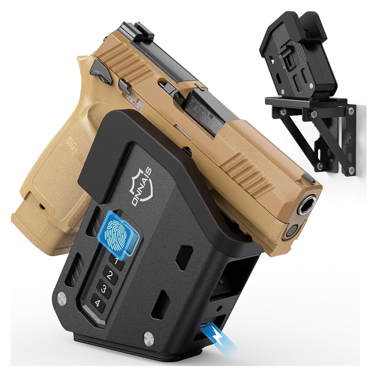 Caja Fuerte Biométrica ONNAIS para Pistolas - Montaje en Pared