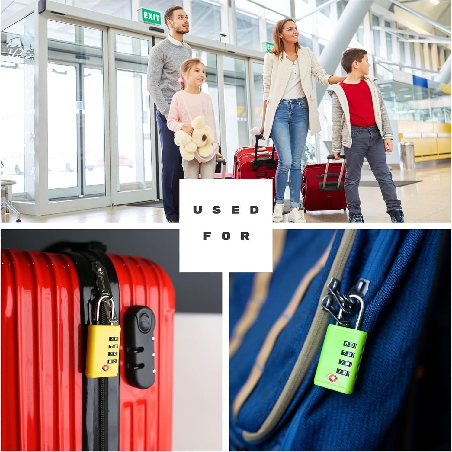 Candado TSA UP Security Verde 4 Dígitos para Equipaje