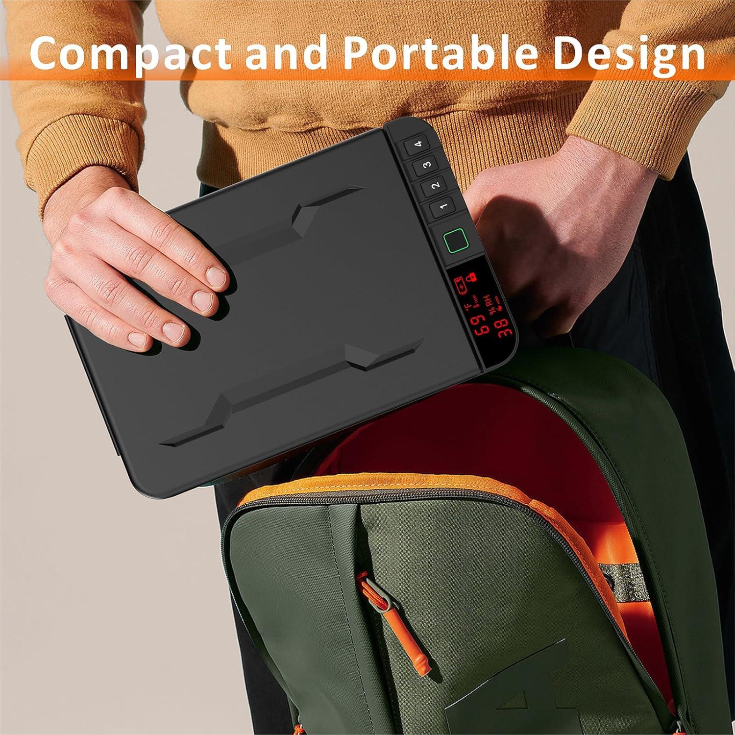 Caja Fuerte Portátil Z ZLJUAN para Pistolas Biométrica 2.27 kg