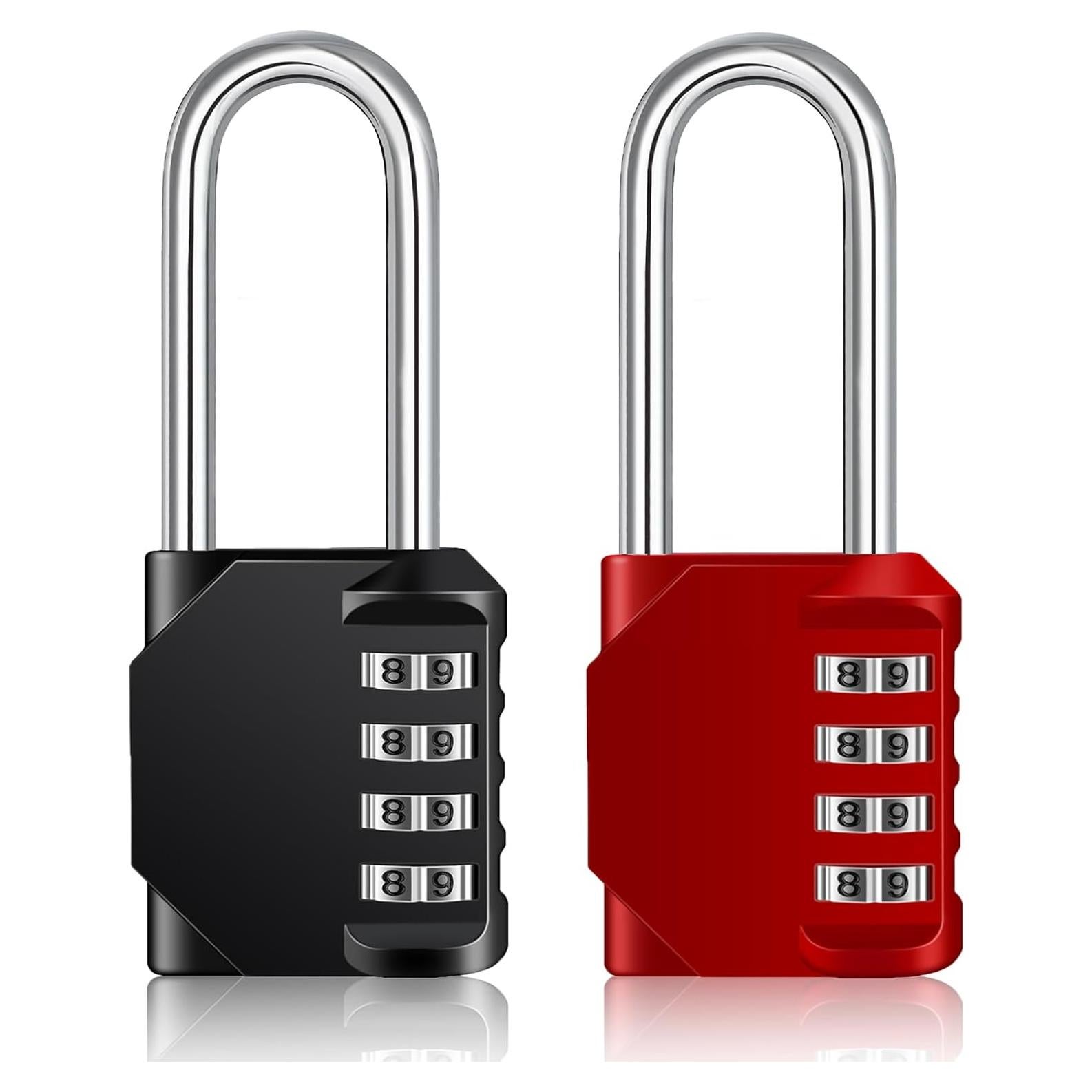 Candado de Combinación ZHEGE 4 Dígitos 66 mm Impermeable 2 Pz