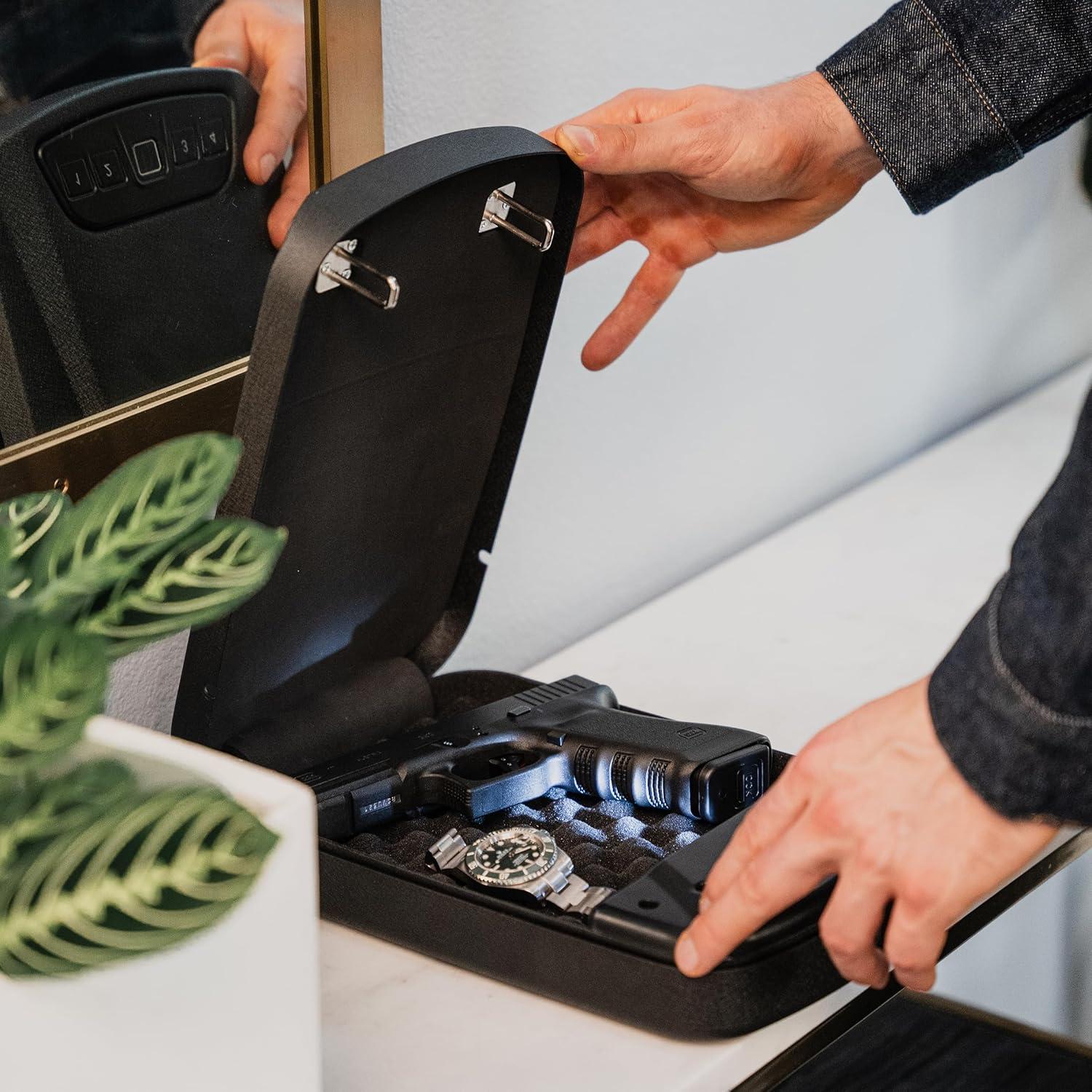 Caja Fuerte Biométrica RPNB para Pistolas con Teclado Táctil