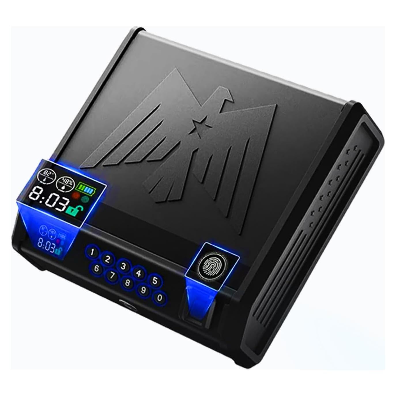 Caja Fuerte Biométrica Genérico 3 Métodos Desbloqueo 3.4 kg