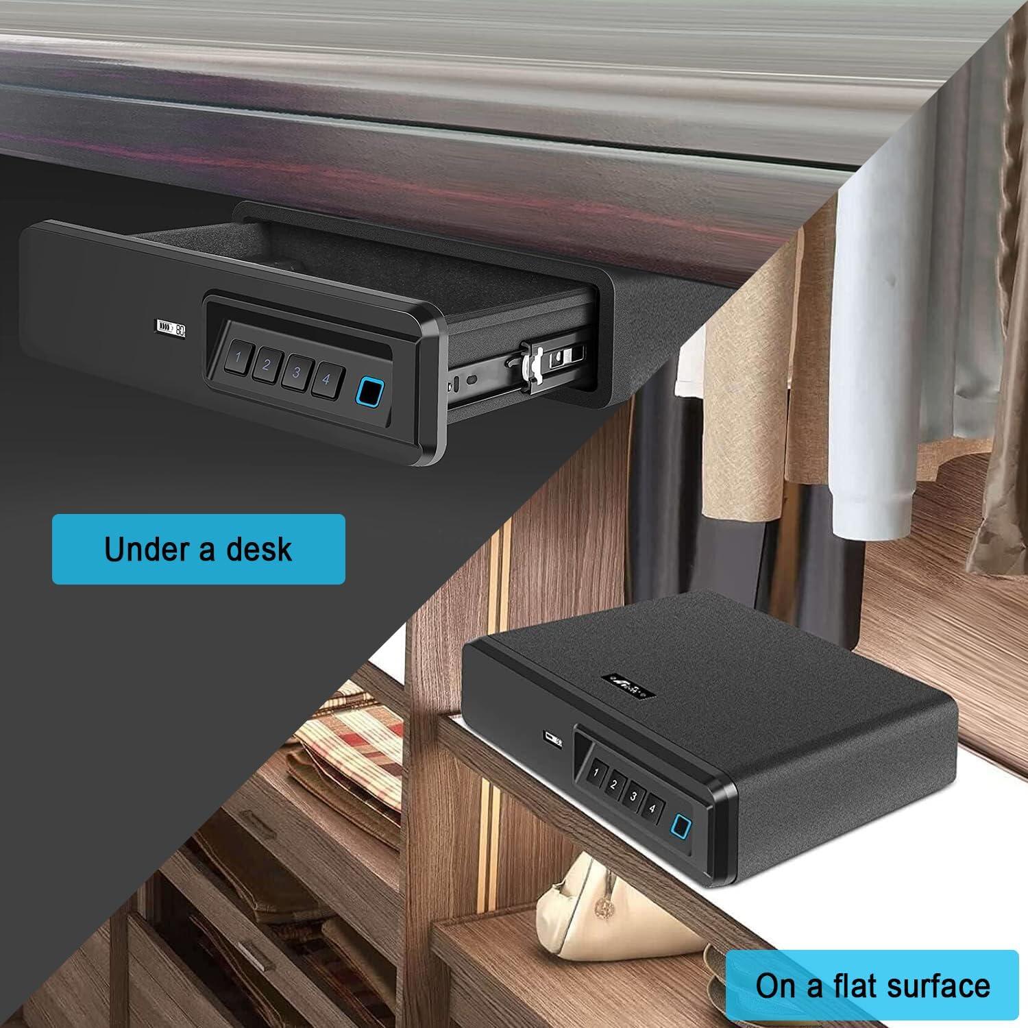 Caja Fuerte Biométrica Moutec para 2 Pistolas - Acceso Rápido