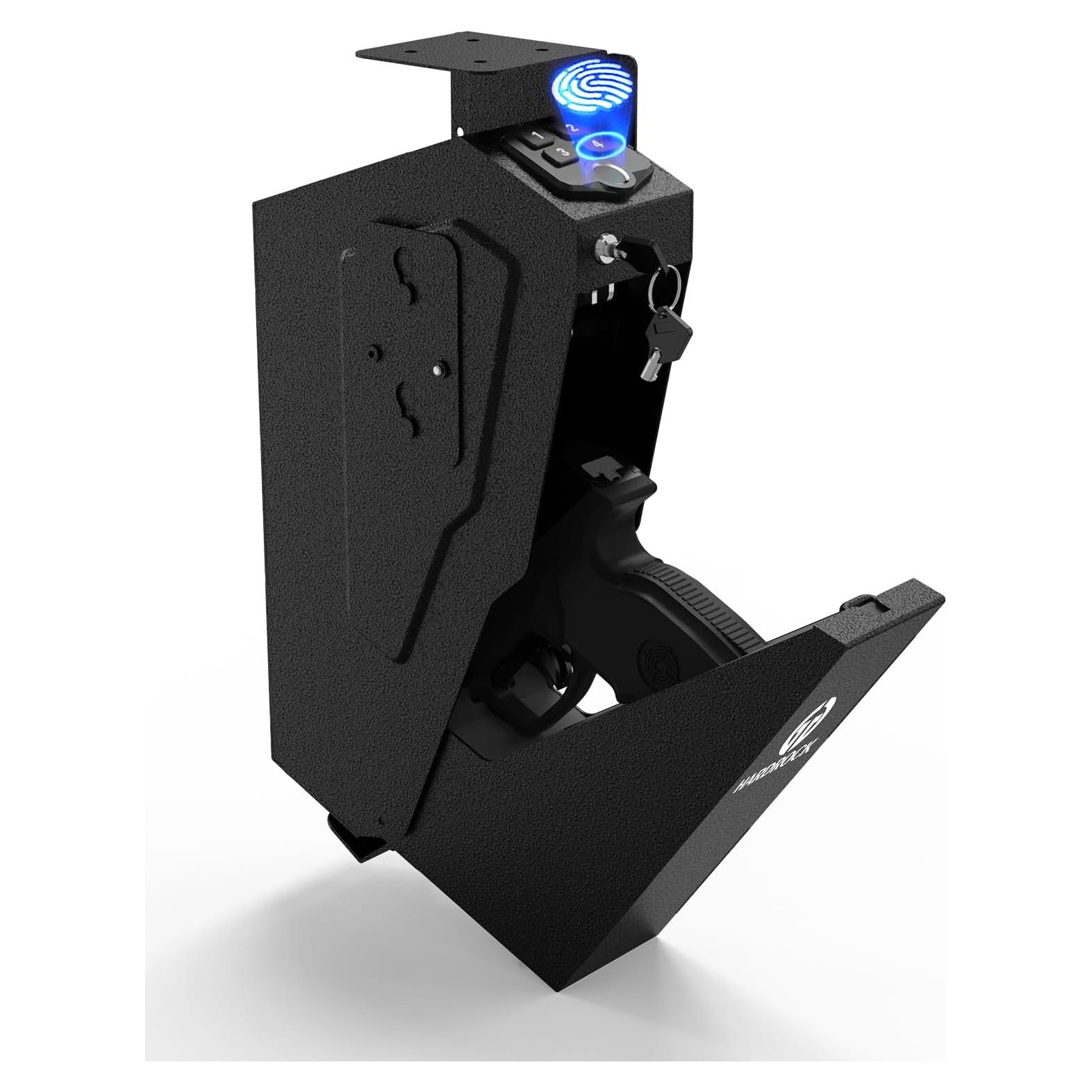 Caja Fuerte Biométrica HARDROCK para Pistolas 45x25x14cm