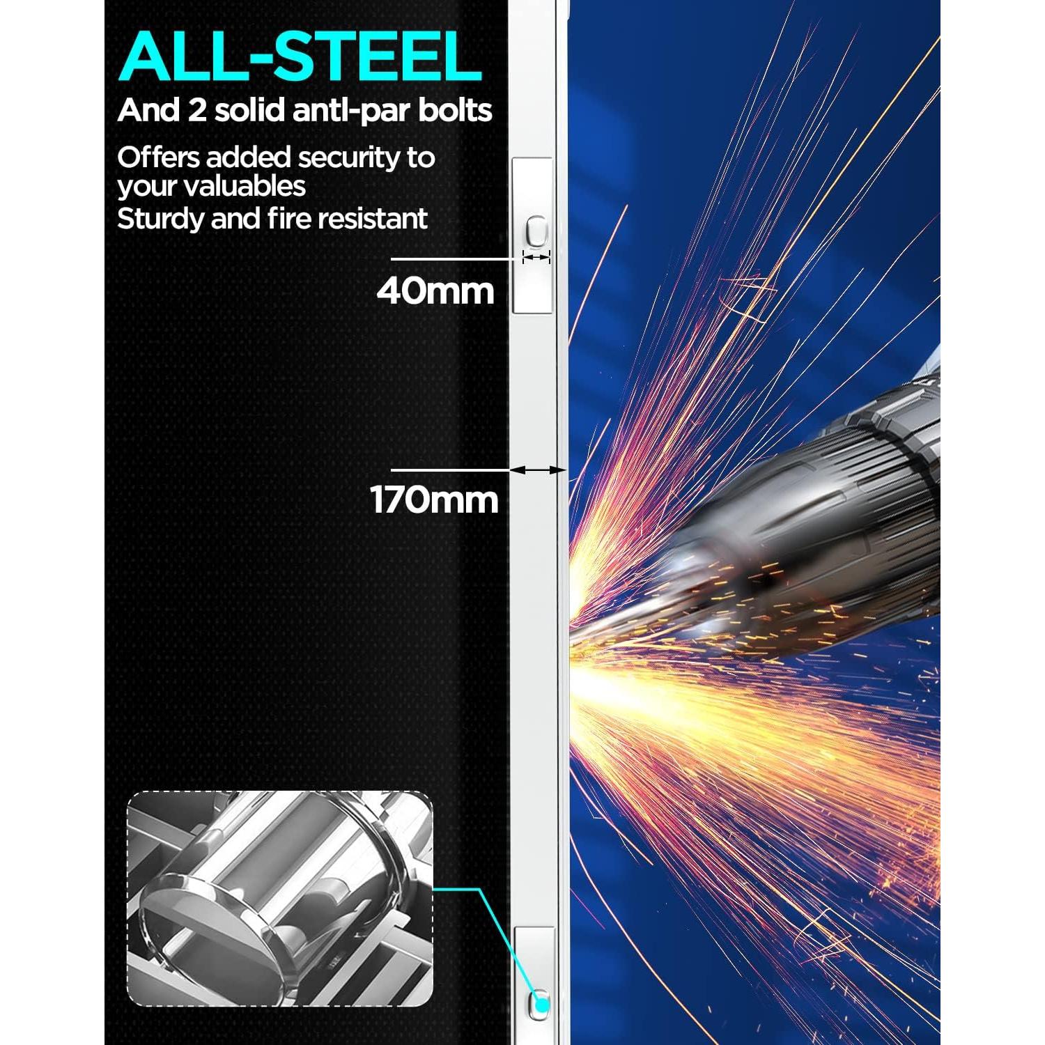 Caja Fuerte Biométrica AICase para Pistolas 34.8x26.7cm