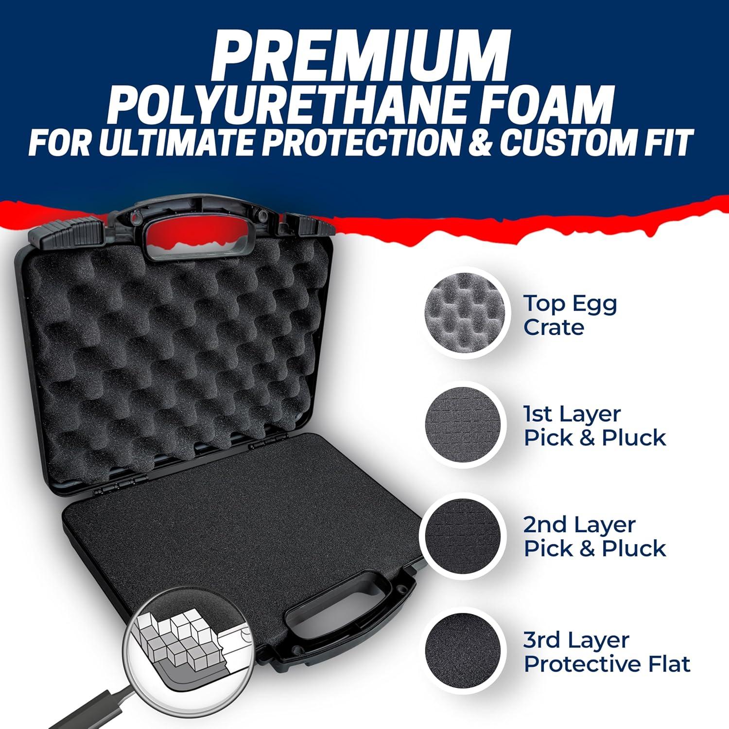 Funda Dura para Pistola Cedar Mill Fine Firearms 31x26cm