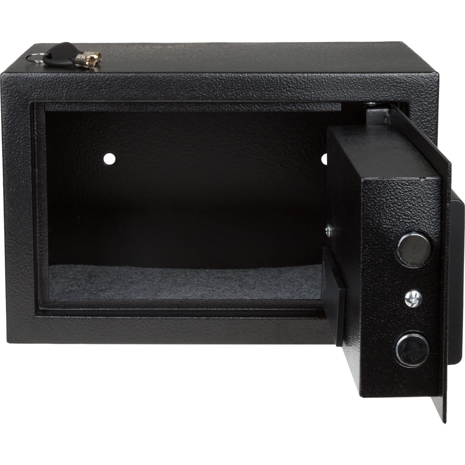 Caja Fuerte Digital Stalwart de Acero 4.7 kg - 30.99x20.07x20.07 cm