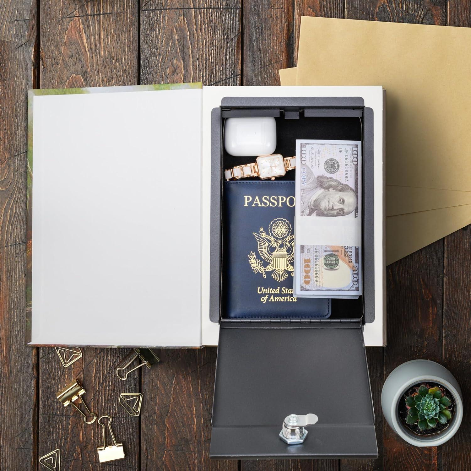 Caja Fuerte Oculta en Libro Barska - Seguridad con Llave