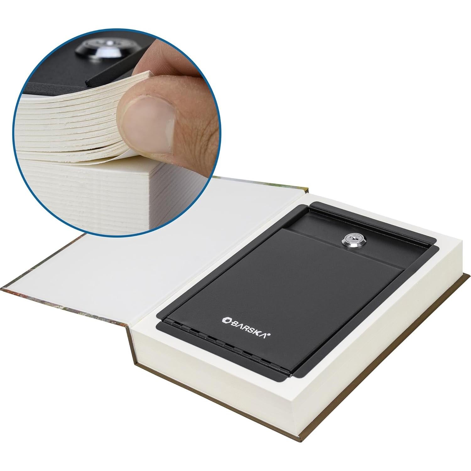 Caja Fuerte Oculta en Libro Barska - Seguridad con Llave