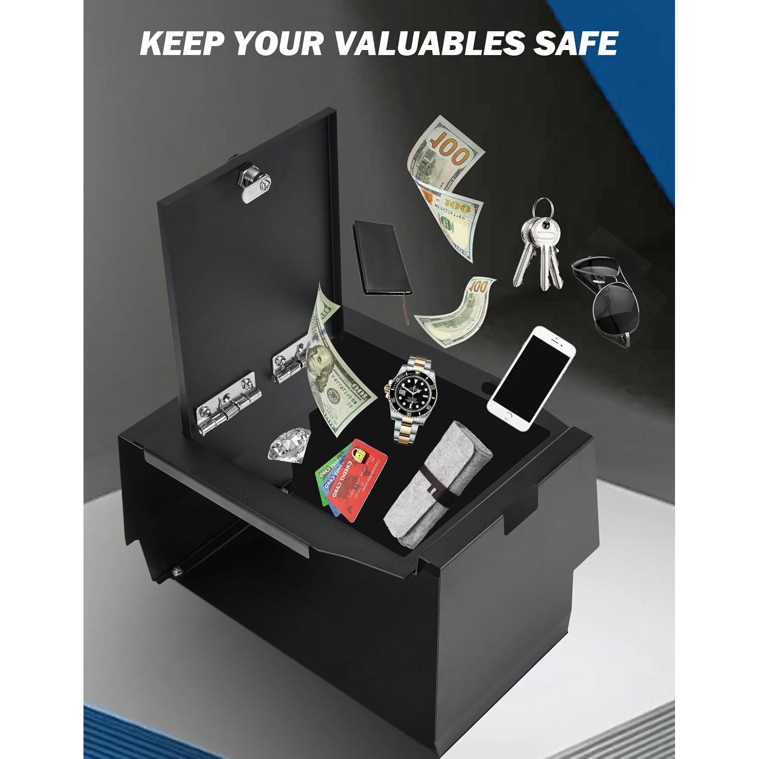 Caja de Seguridad JOYTUTUS para Consola Central Ford F150 2021-2025