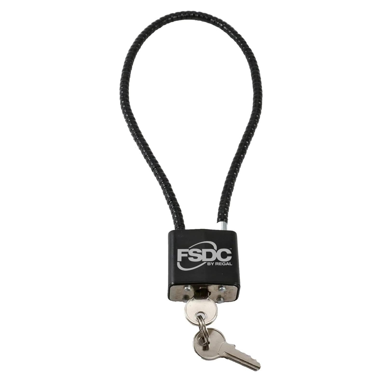 Candado de Cable para Armas FSDC-CL1020RKD 38 cm Negro