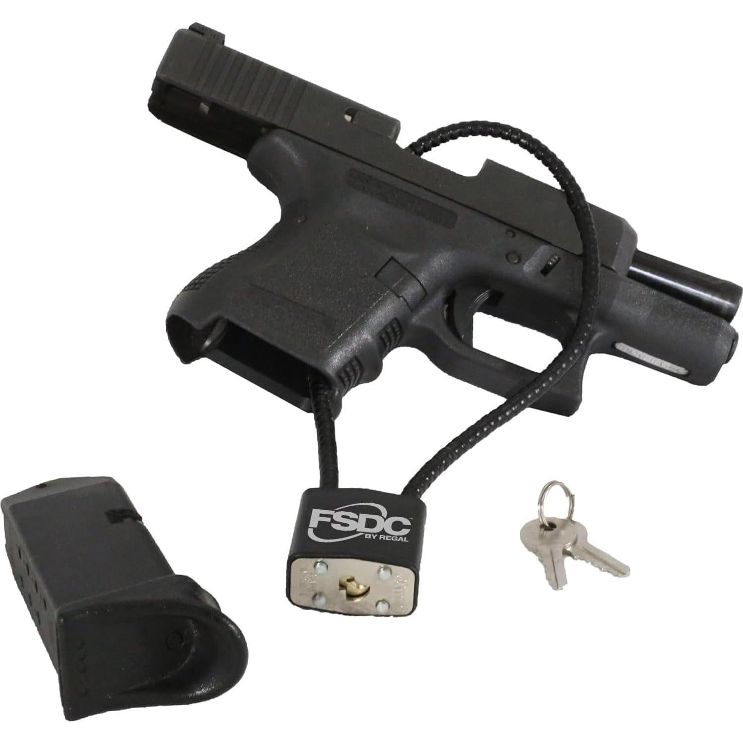 Candado de Cable para Armas FSDC-CL1020RKD 38 cm Negro