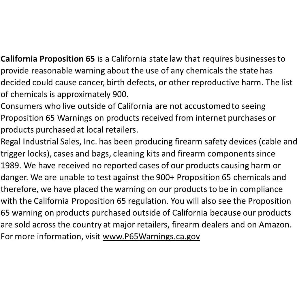 Candado de Cable para Armas FSDC-CL1020RKD 38 cm Negro
