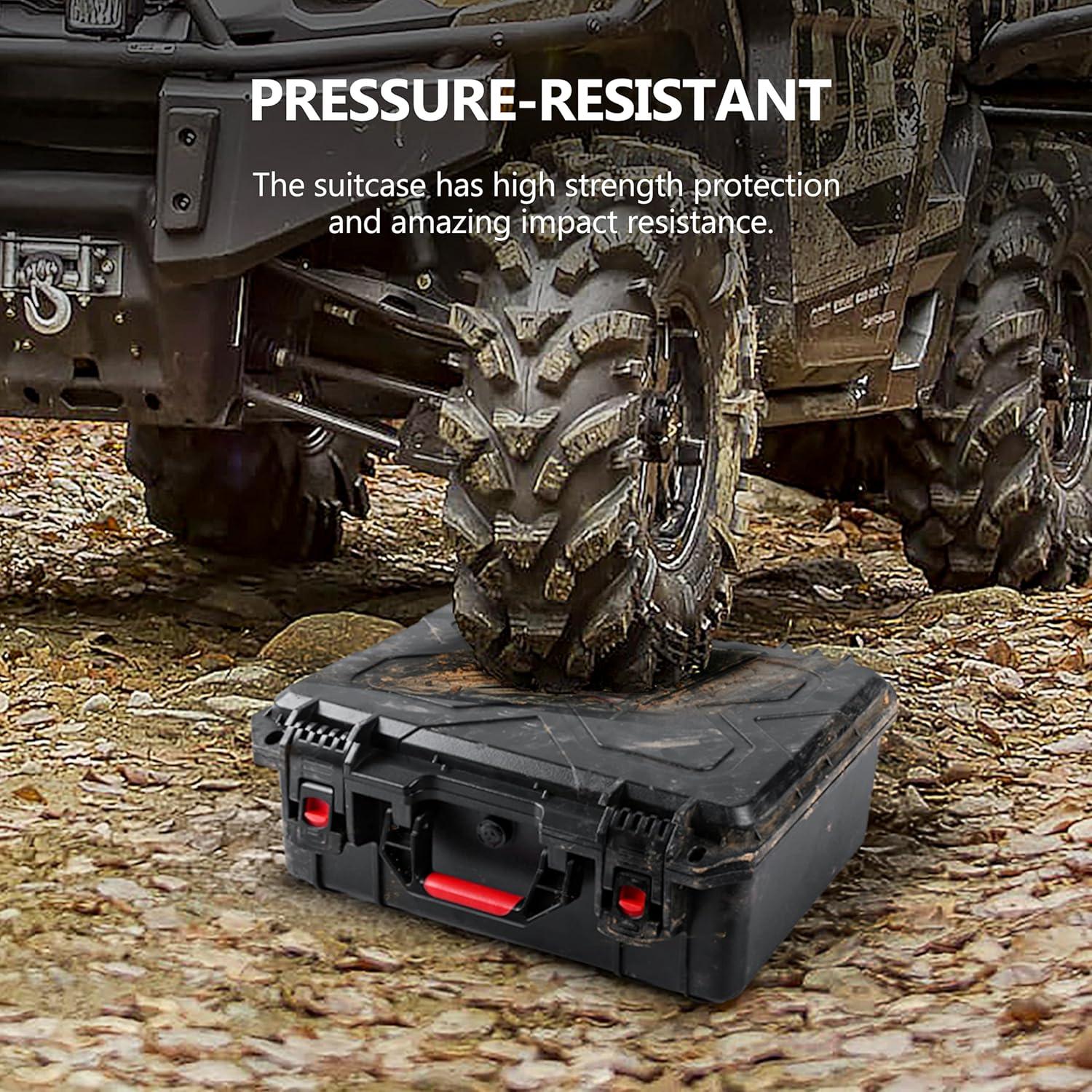 Estuche Duro Kinghardcase para 5 Pistolas y 21 Revistas