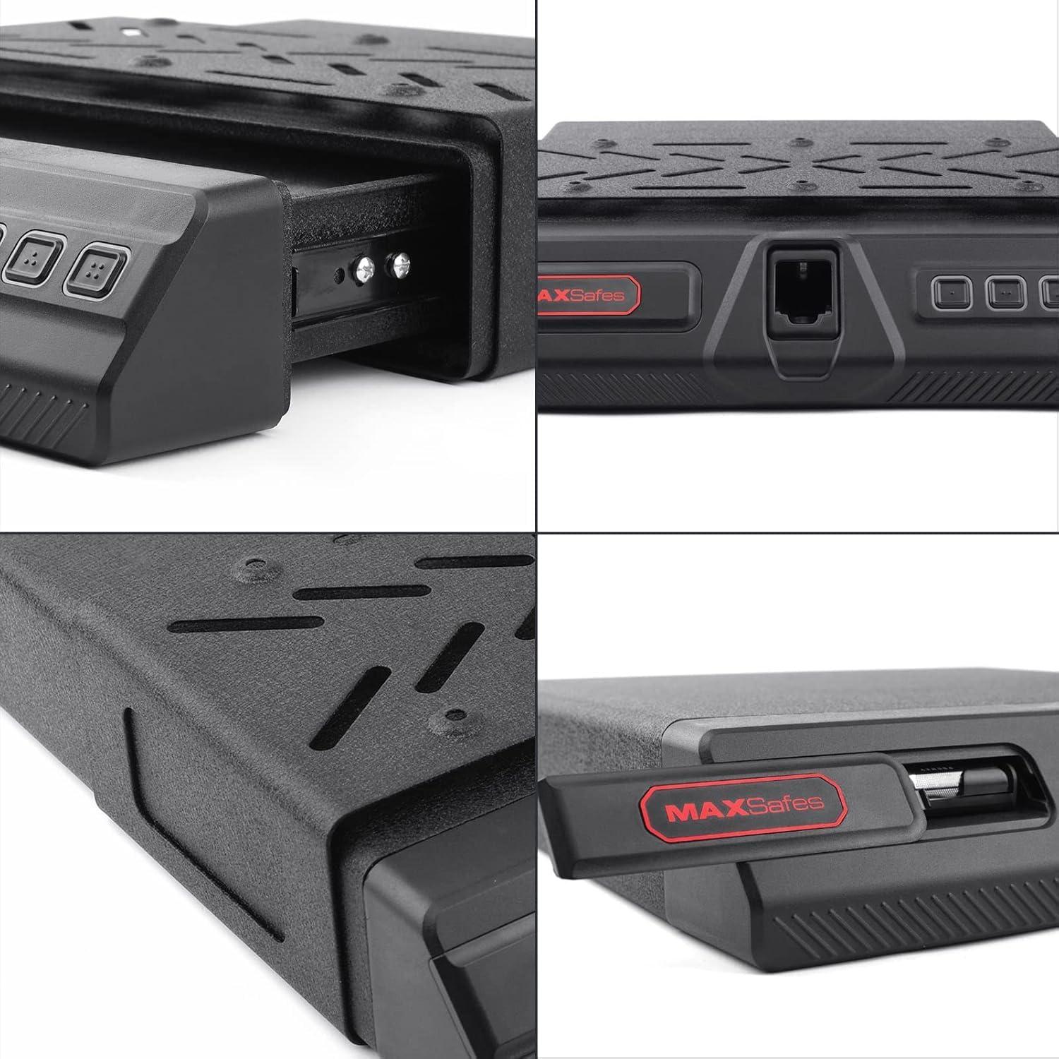 Caja Fuerte Biométrica MAXSafes para 2 Pistolas - Escritorio Bajo