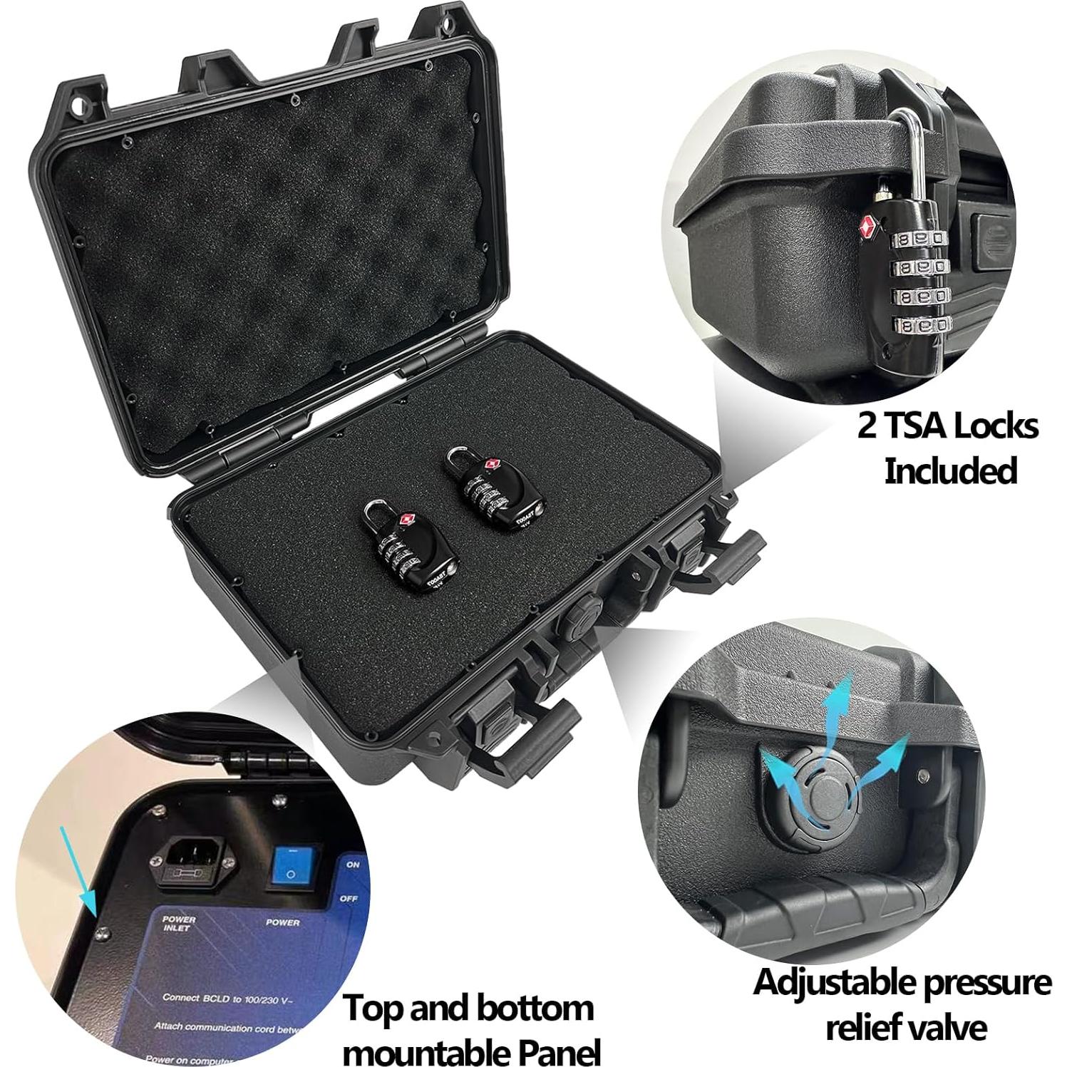 Funda Dura para Pistola LAFENLIN con Candado TSA 32x23cm