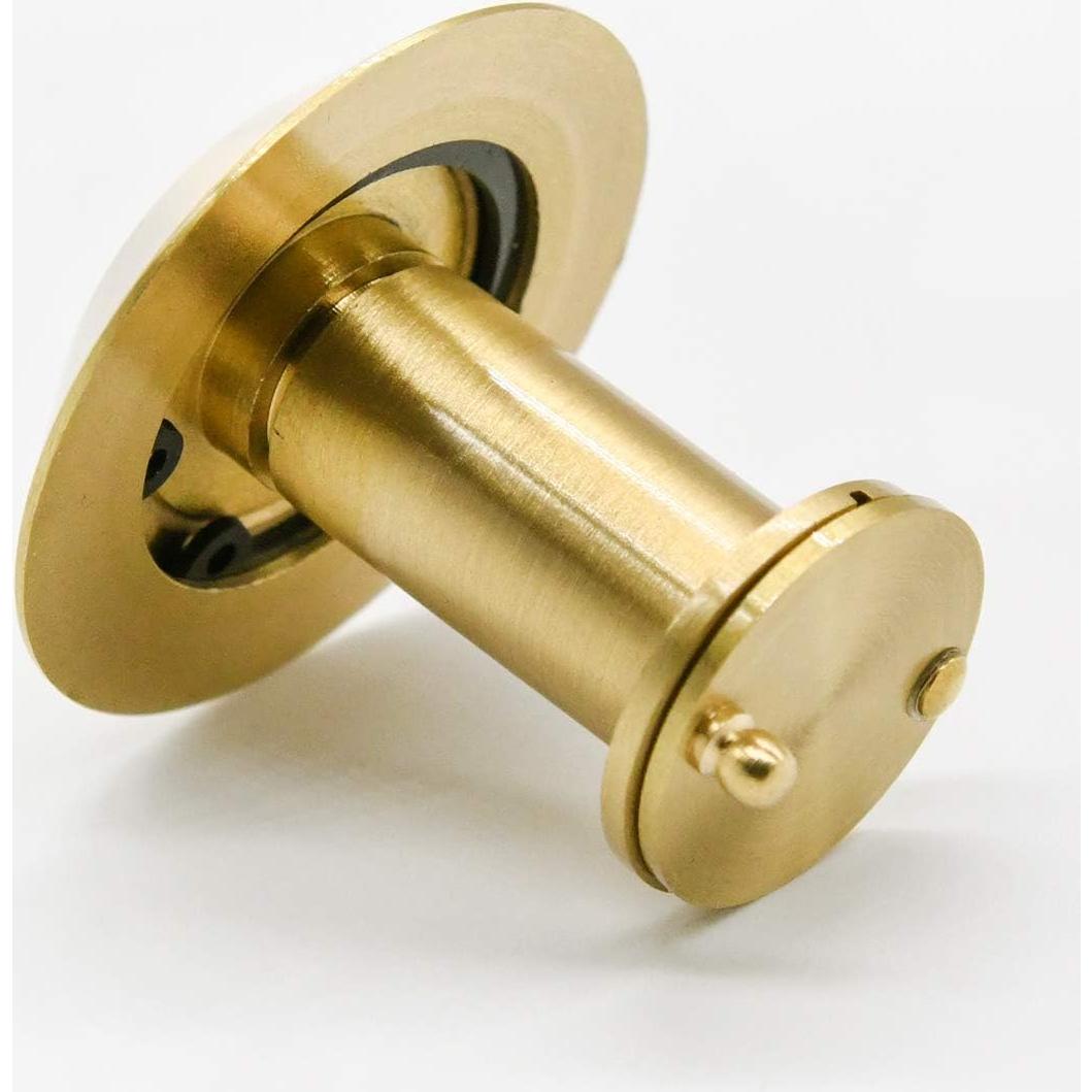 Mirilla de Seguridad Earl Diamond 200° Latón Sólido Oro Satinado