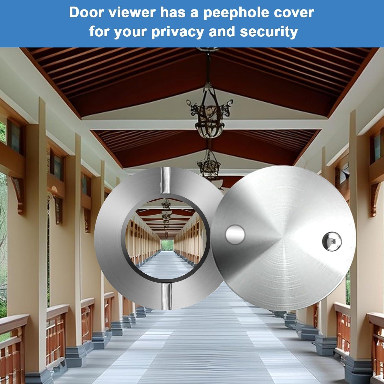 Mirilla de 180 Grados QBXMY7 con Broca 14 mm para Puerta