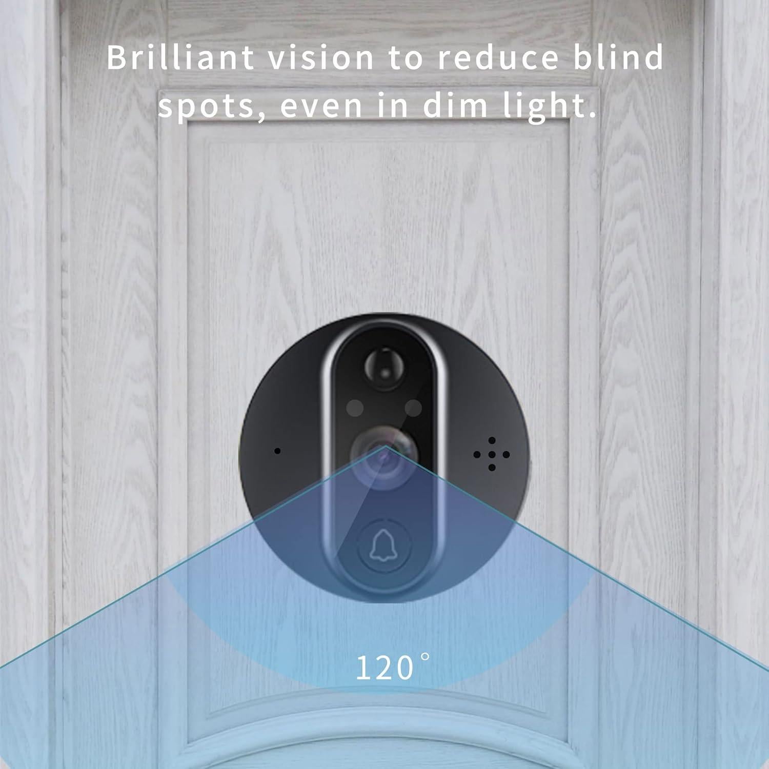 Timbrado de Video WiFi Cawhum R9, 1080P, Pantalla 4.3"