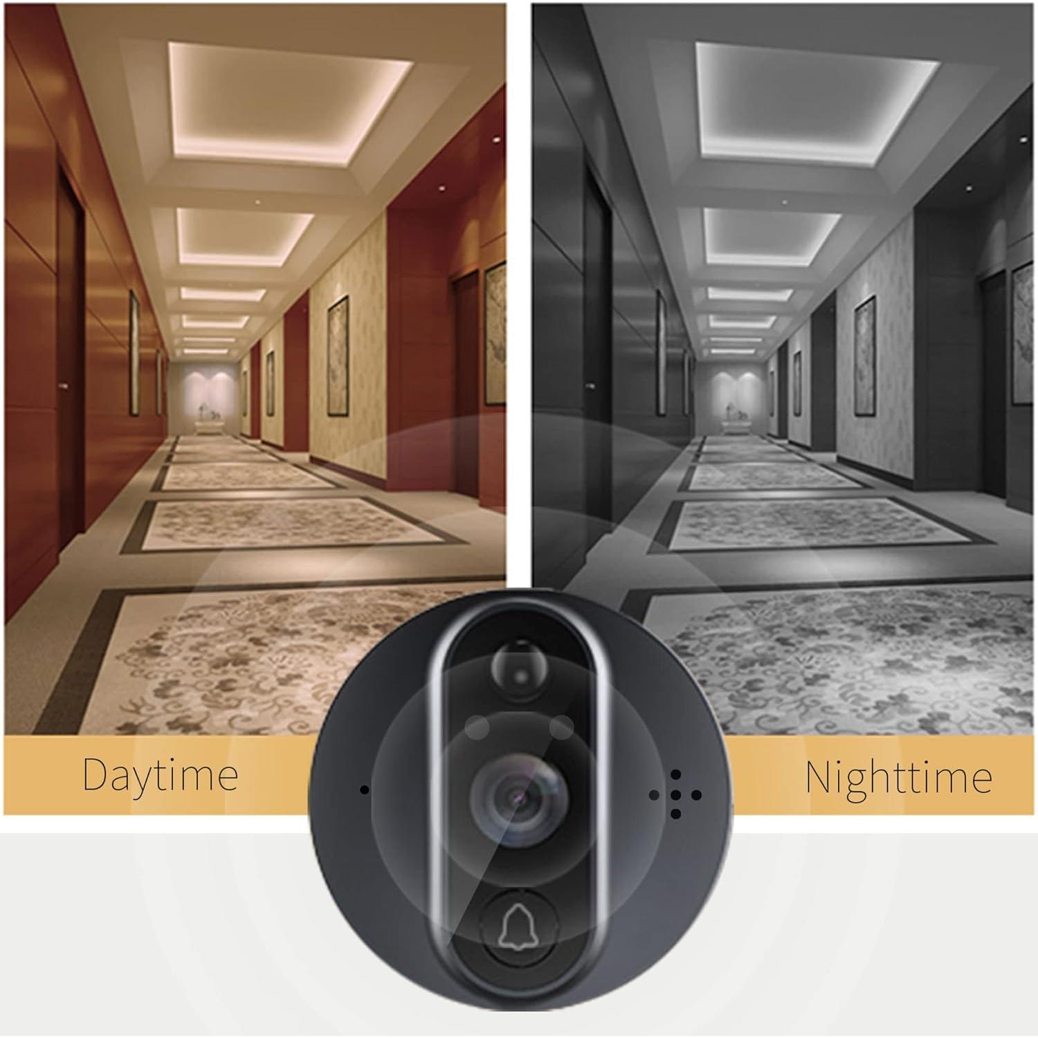 Timbrado de Video WiFi Cawhum R9, 1080P, Pantalla 4.3"